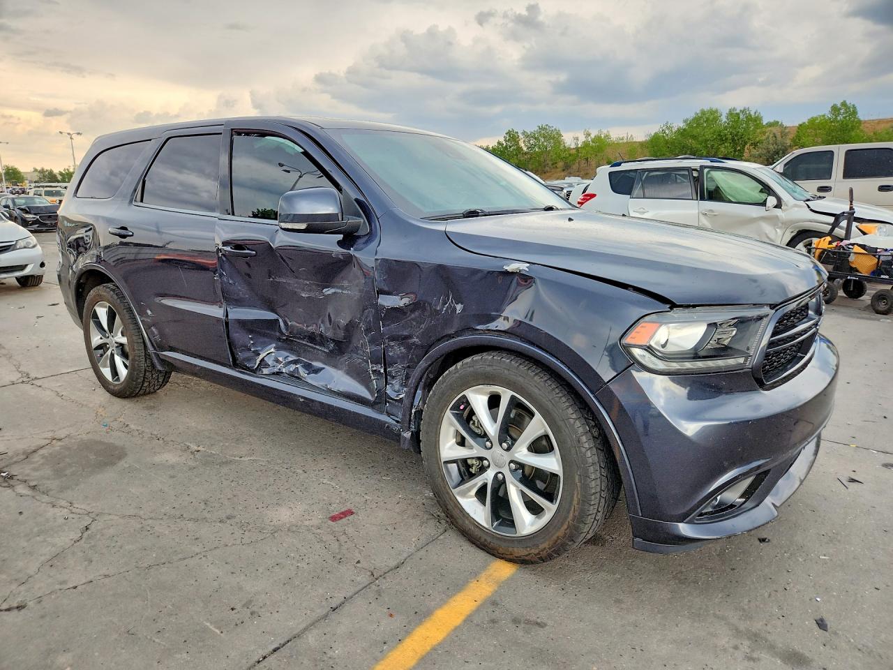 2014 Dodge Durango R/t Gray vin: 1C4SDJCT4EC563017