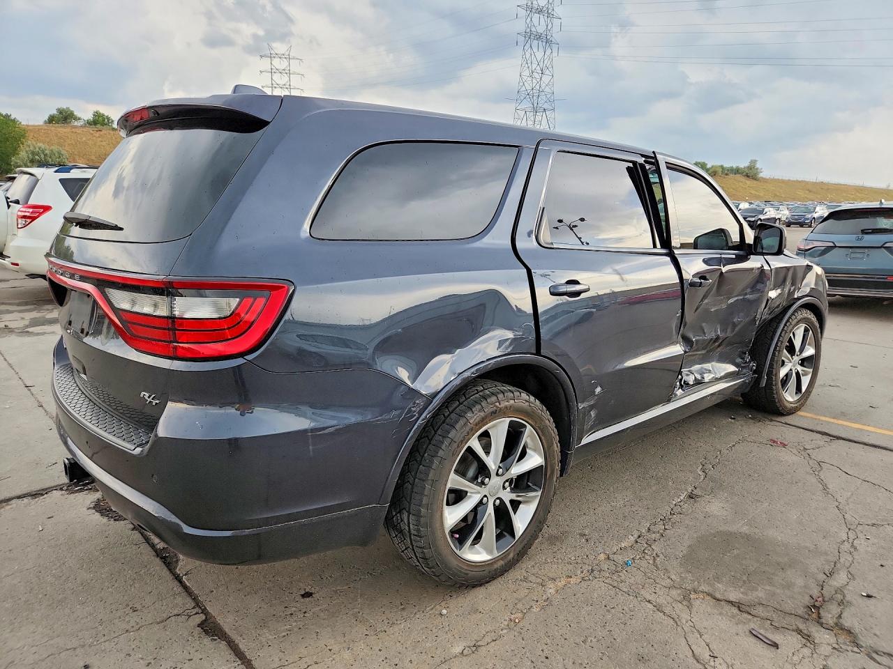 2014 Dodge Durango R/t Gray vin: 1C4SDJCT4EC563017