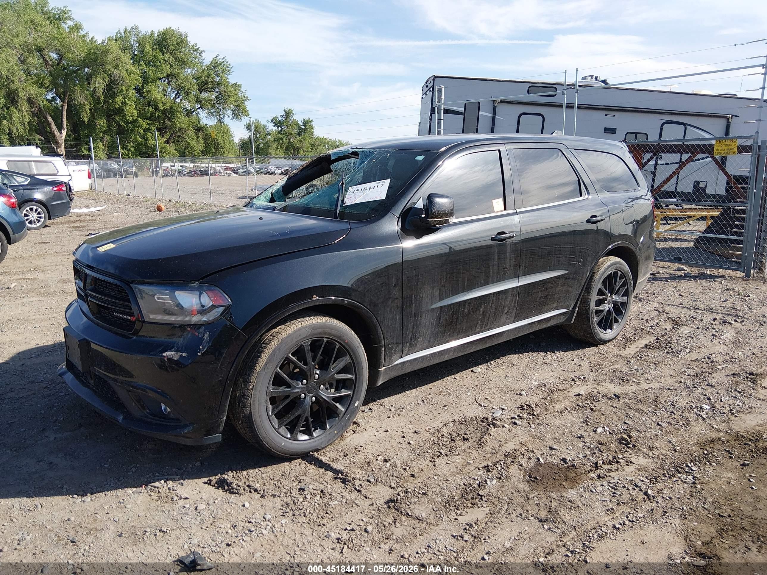 2015 Dodge Durango R/t Black vin: 1C4SDJCT4FC789625