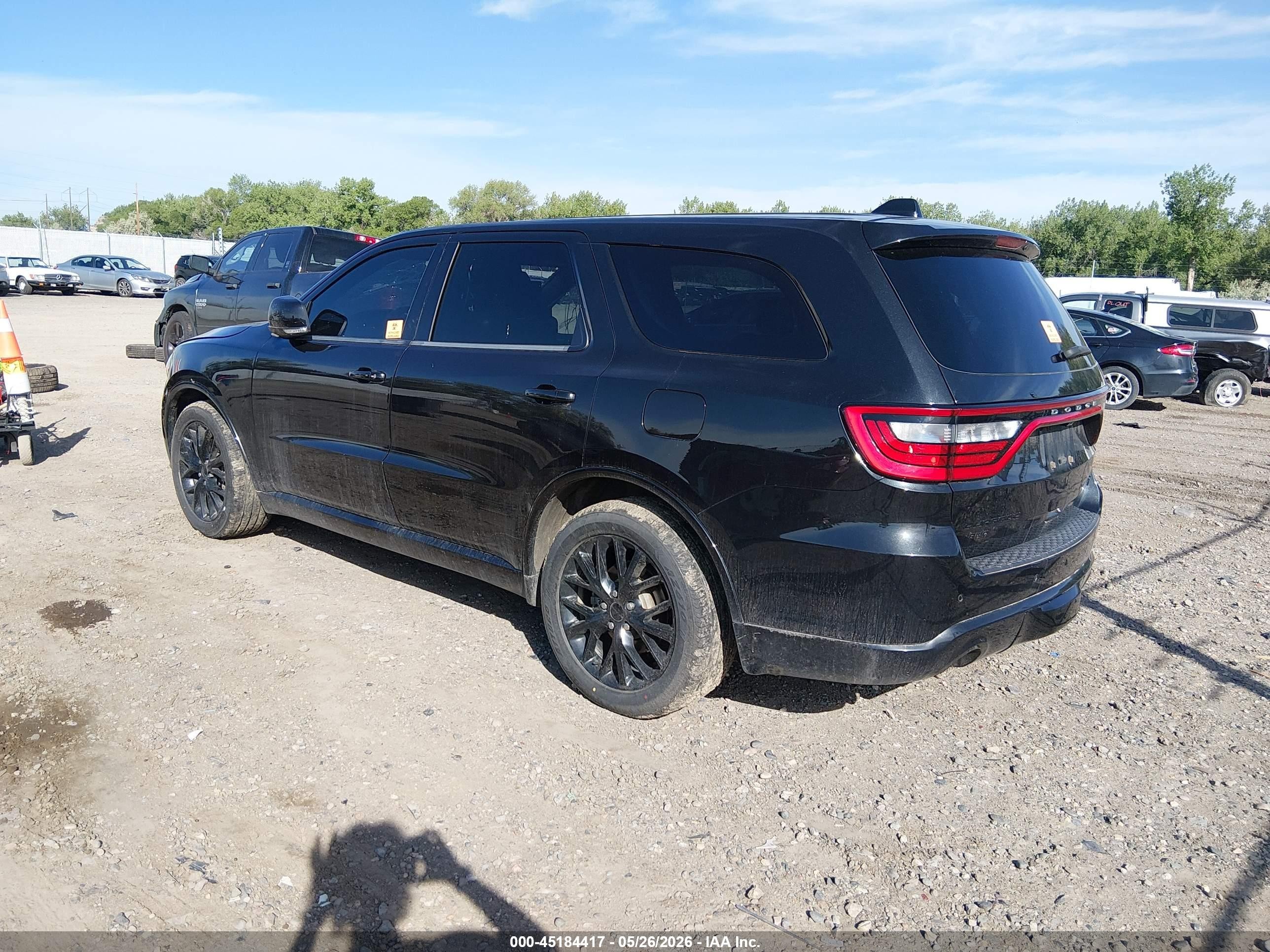 2015 Dodge Durango R/t Black vin: 1C4SDJCT4FC789625
