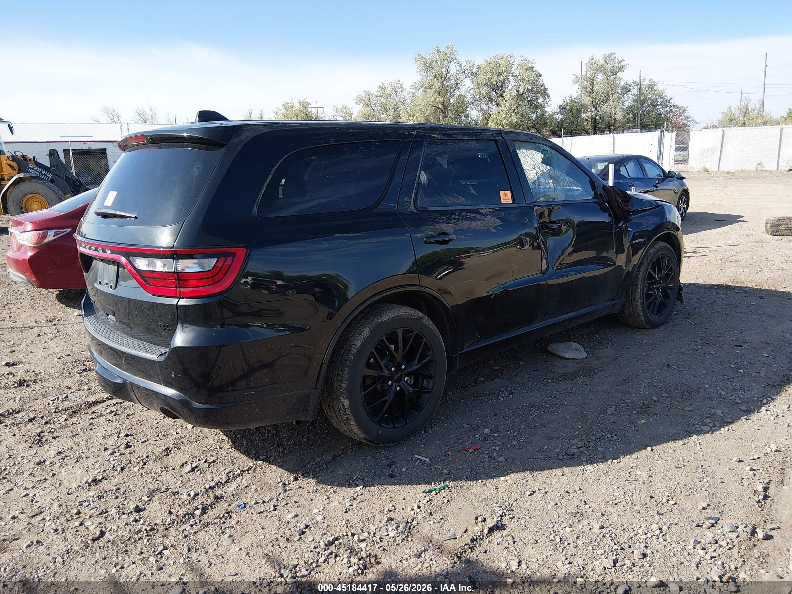 2015 Dodge Durango R/t Black vin: 1C4SDJCT4FC789625