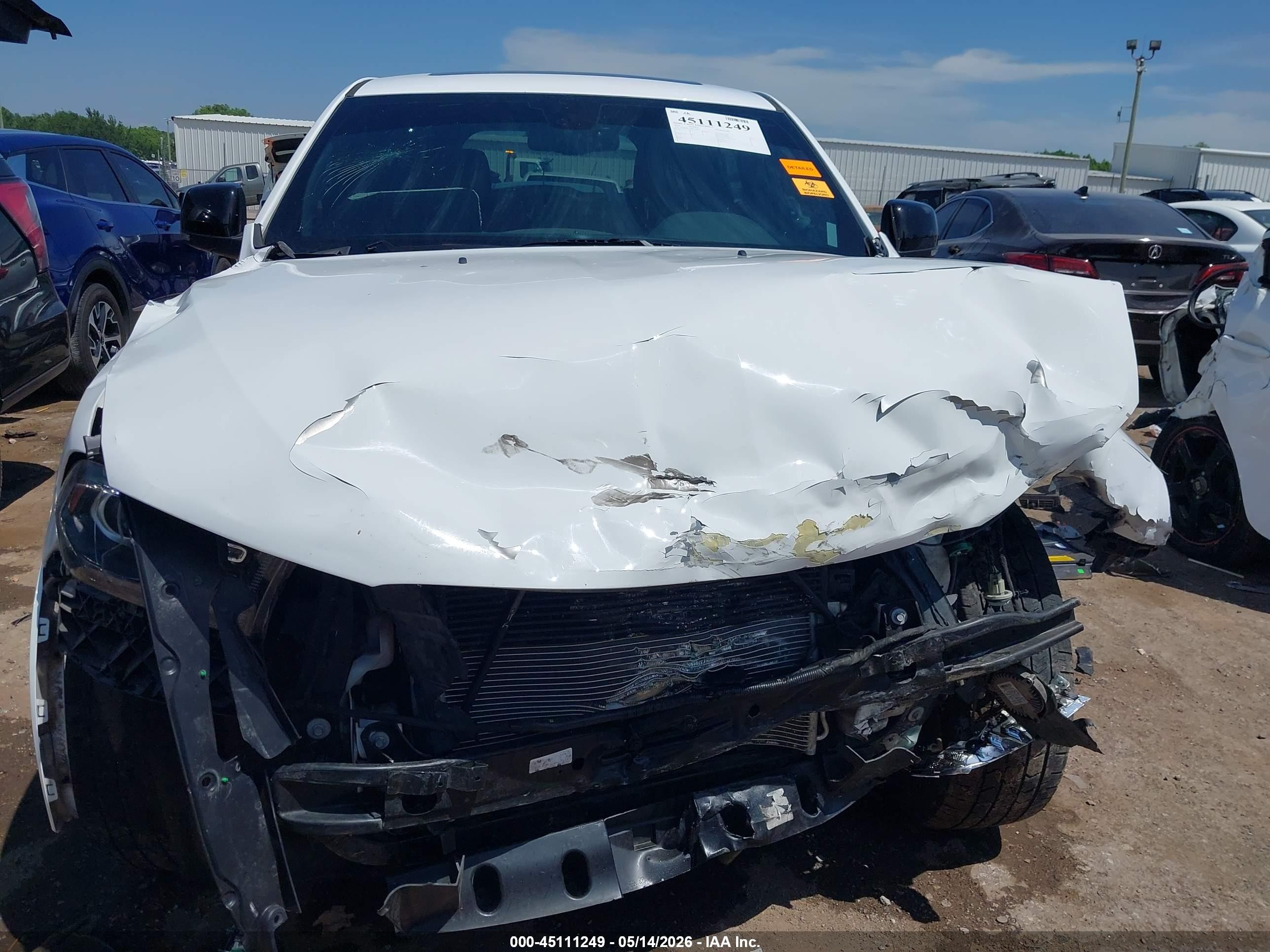 2016 Dodge Durango R/t White vin: 1C4SDJCT4GC424914