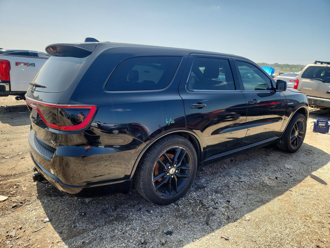 2021 Dodge Durango R/t Black vin: 1C4SDJCT4MC762535