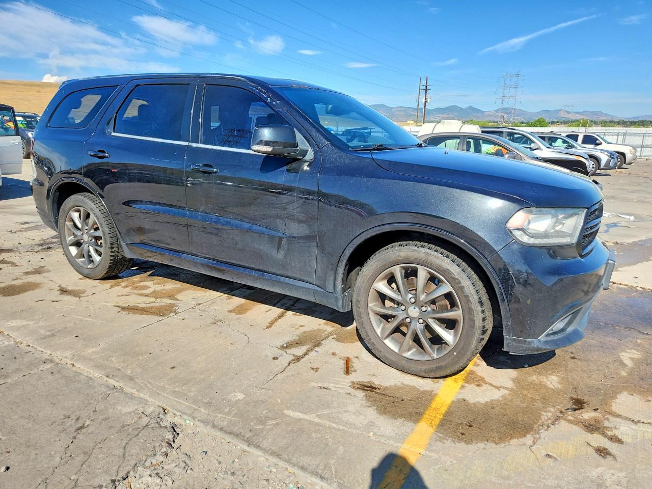 2014 Dodge Durango R/t Black vin: 1C4SDJCT5EC397204