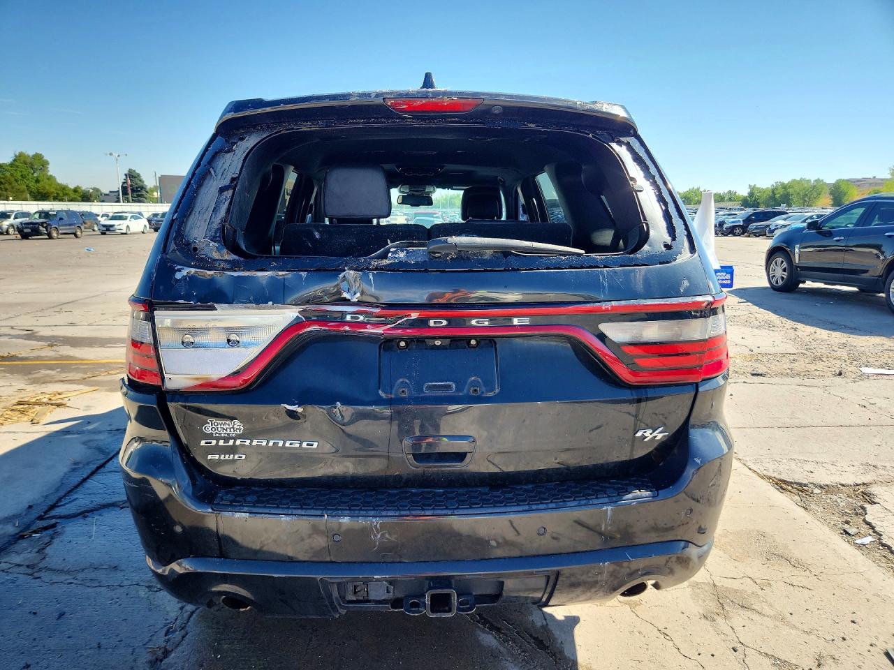 2014 Dodge Durango R/t Black vin: 1C4SDJCT5EC397204