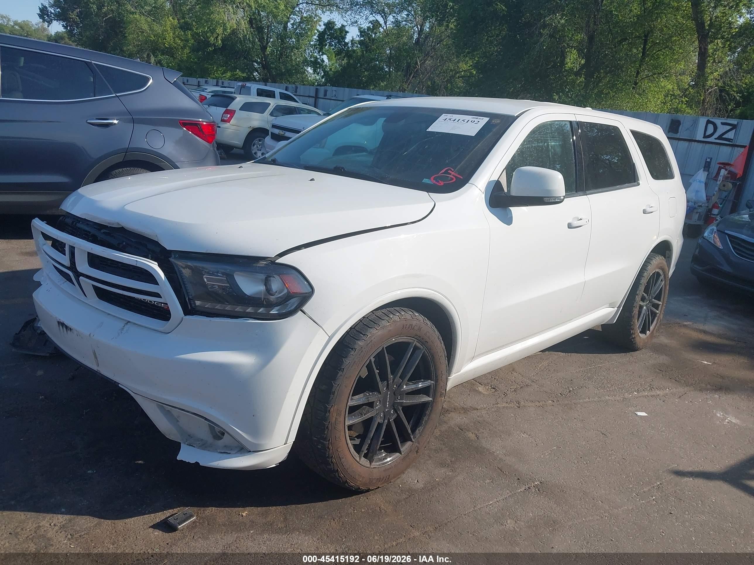 2014 Dodge Durango R/t Белый vin: 1C4SDJCT5EC468269