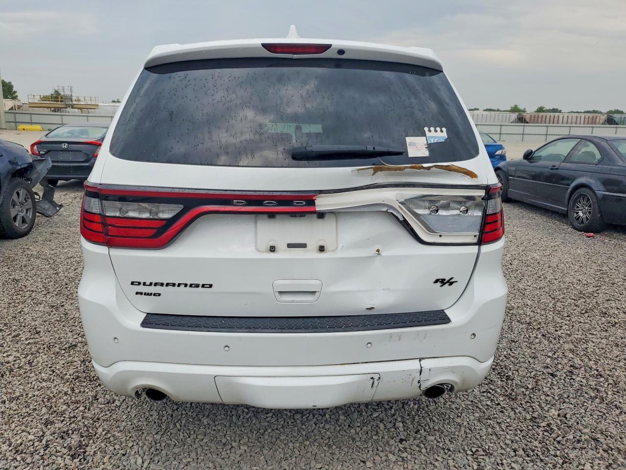 2014 Dodge Durango R/t White vin: 1C4SDJCT5EC978430