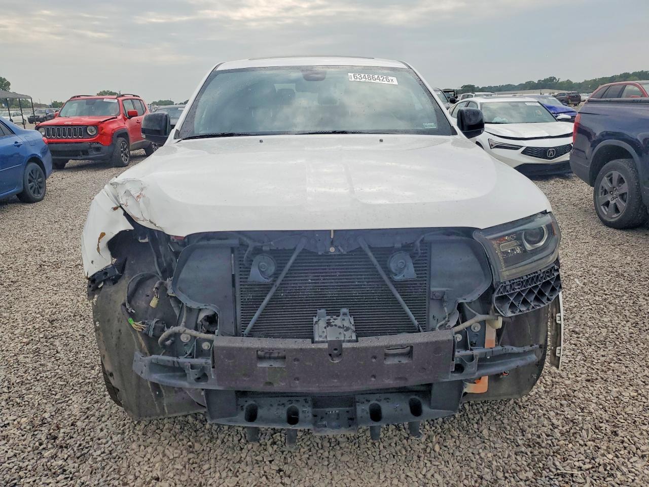 2014 Dodge Durango R/t White vin: 1C4SDJCT5EC978430