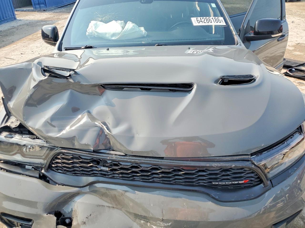 2022 Dodge Durango R/t Gray vin: 1C4SDJCT5NC221396