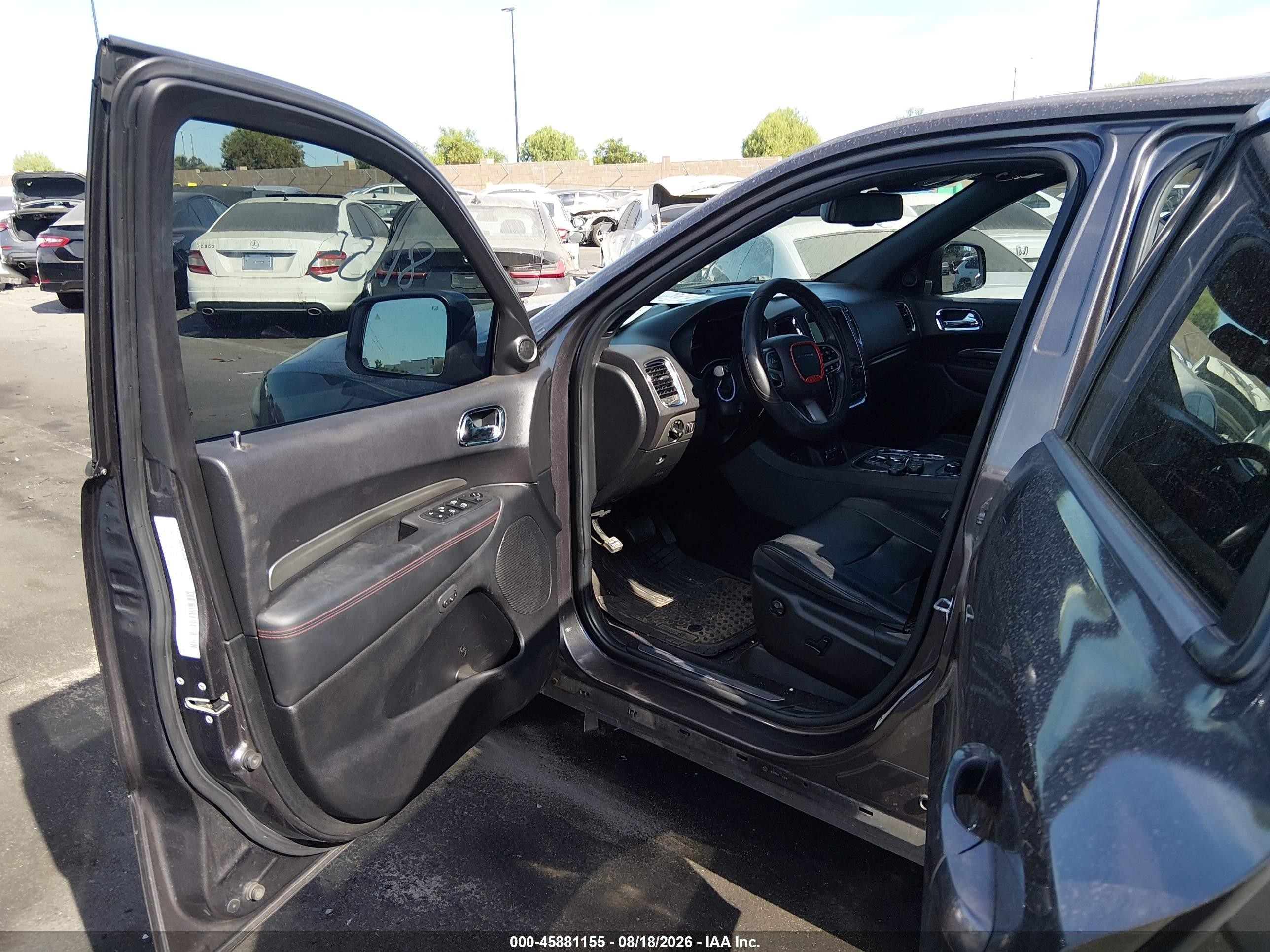 2014 Dodge Durango R/t Gray vin: 1C4SDJCT6EC503627