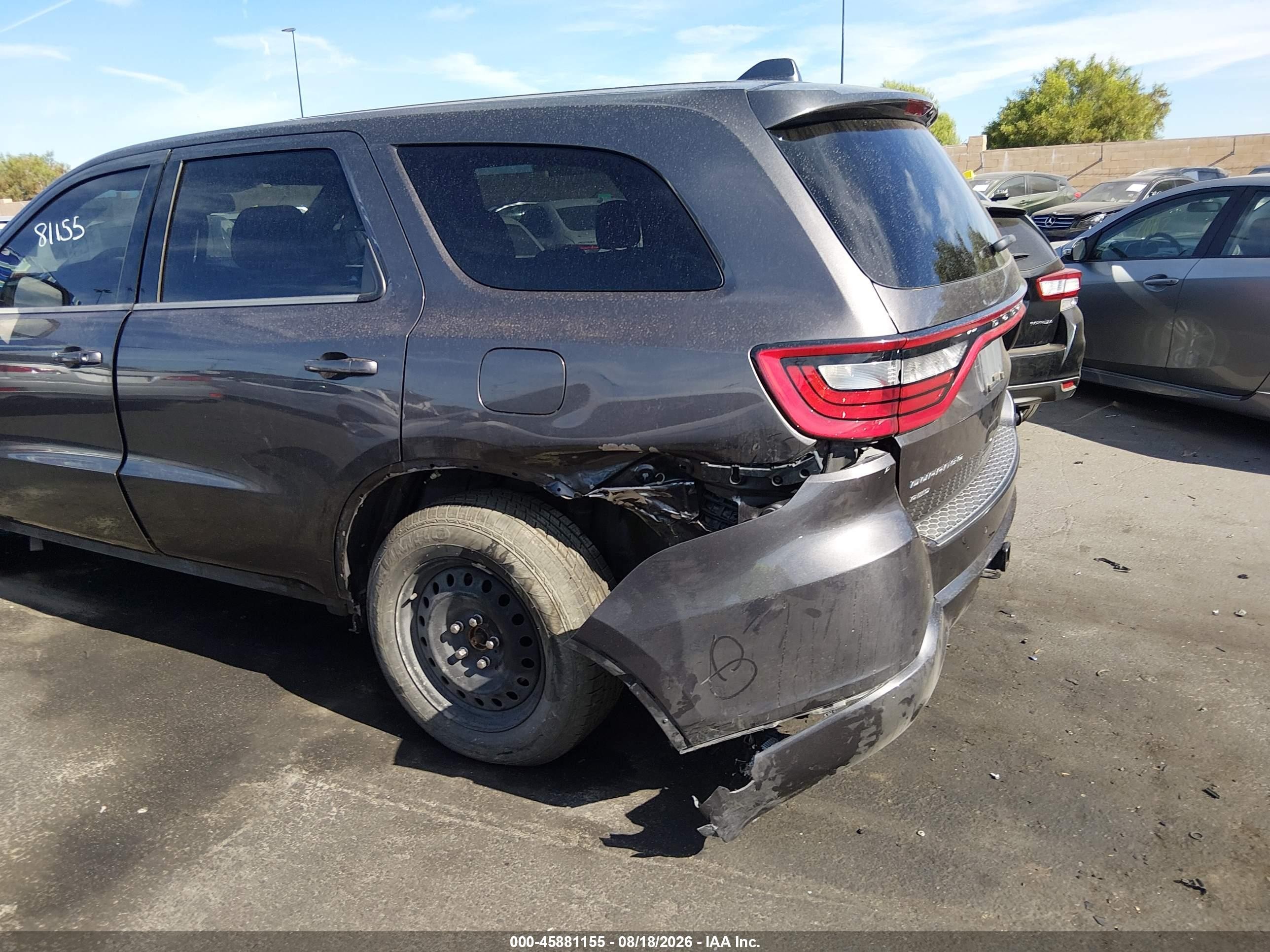 2014 Dodge Durango R/t Gray vin: 1C4SDJCT6EC503627