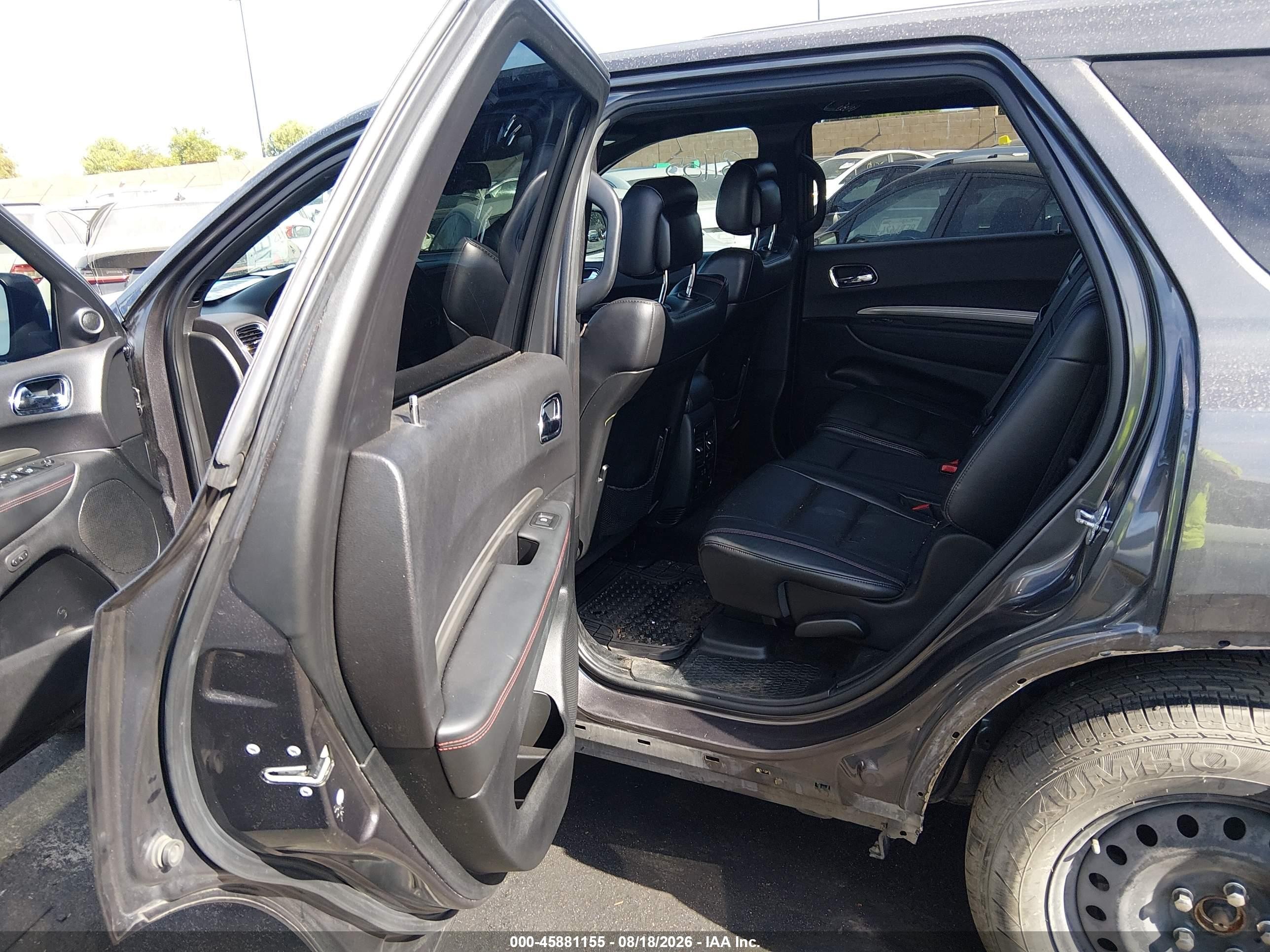 2014 Dodge Durango R/t Gray vin: 1C4SDJCT6EC503627