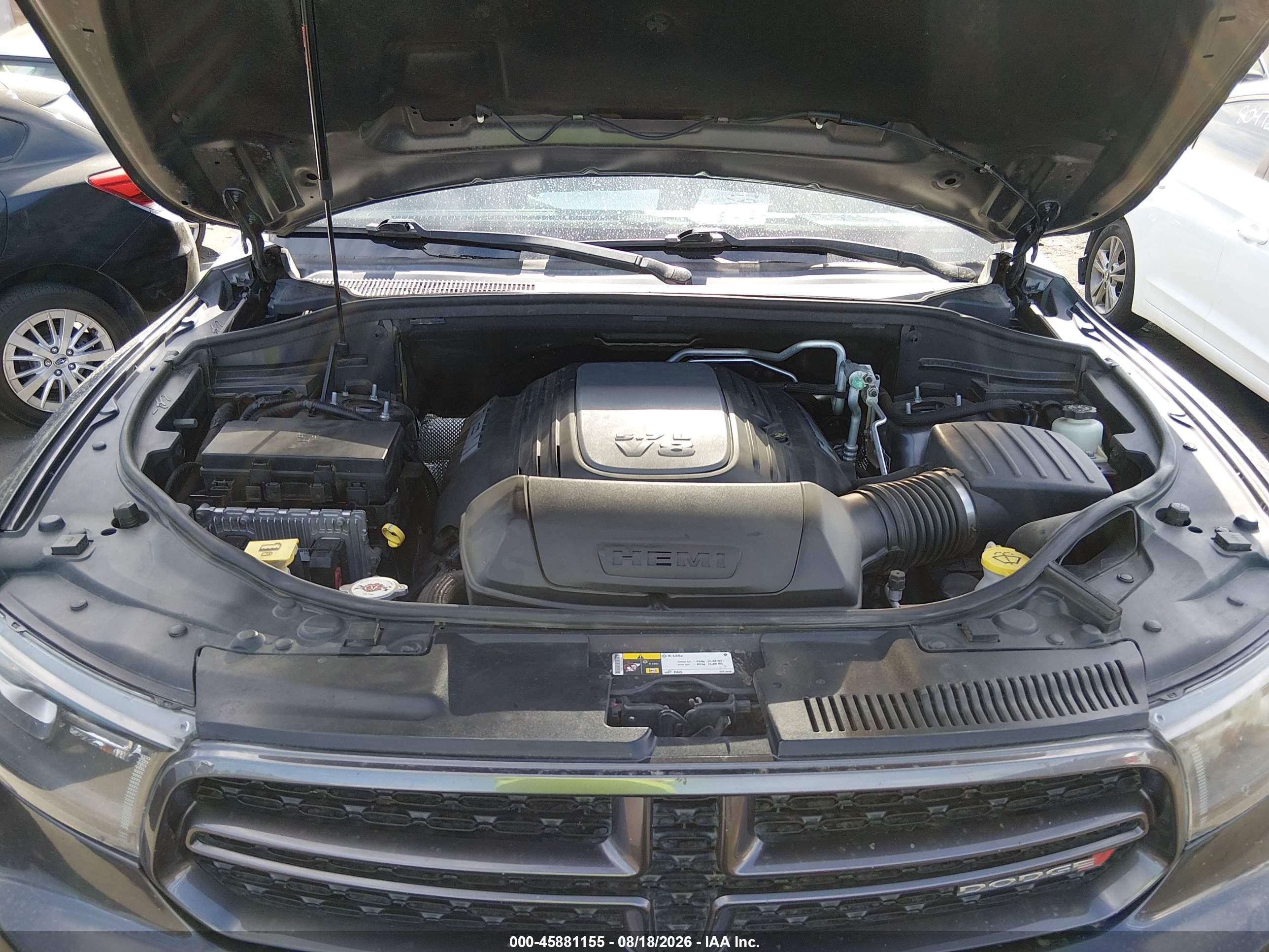 2014 Dodge Durango R/t Gray vin: 1C4SDJCT6EC503627