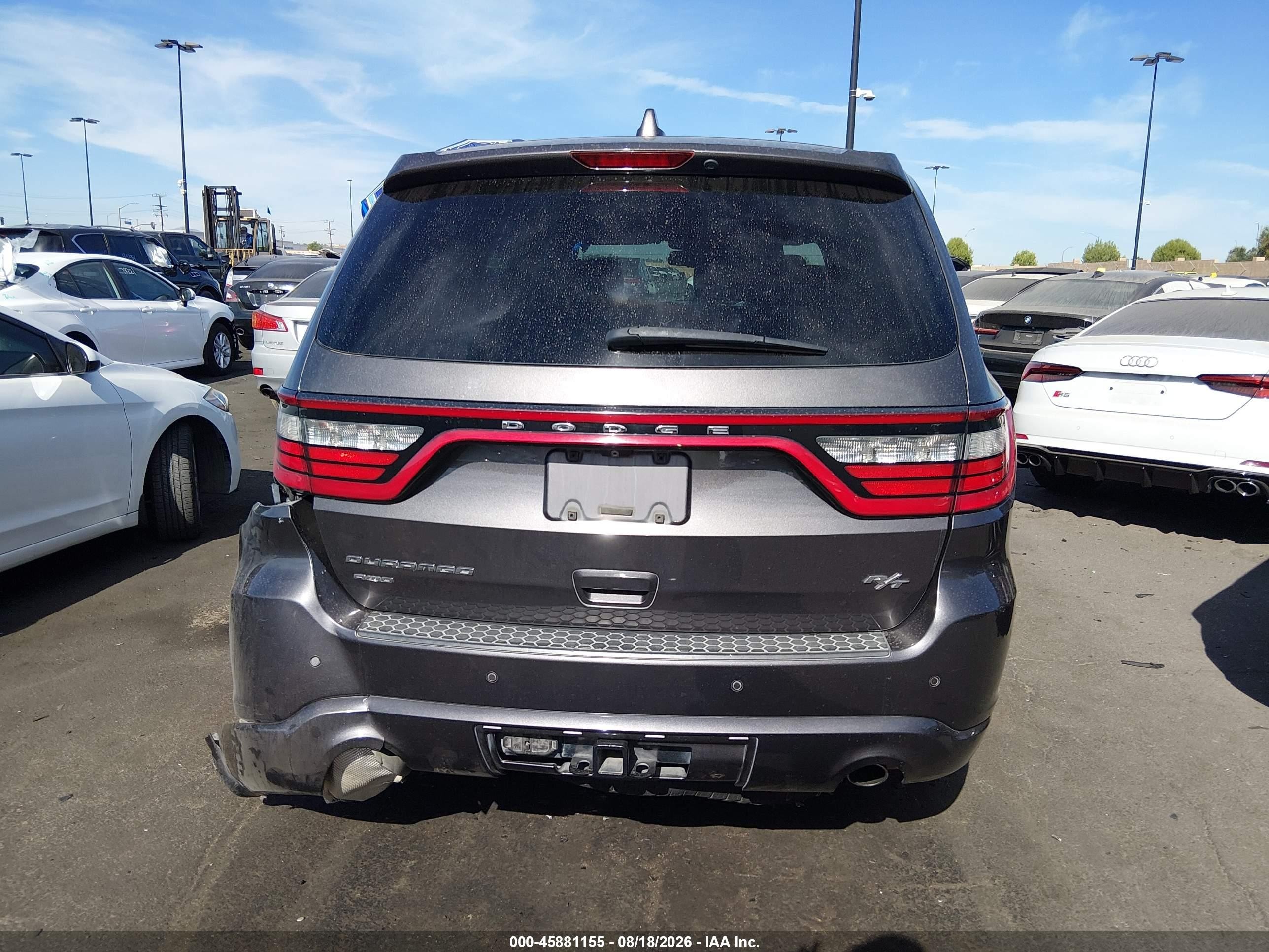 2014 Dodge Durango R/t Gray vin: 1C4SDJCT6EC503627