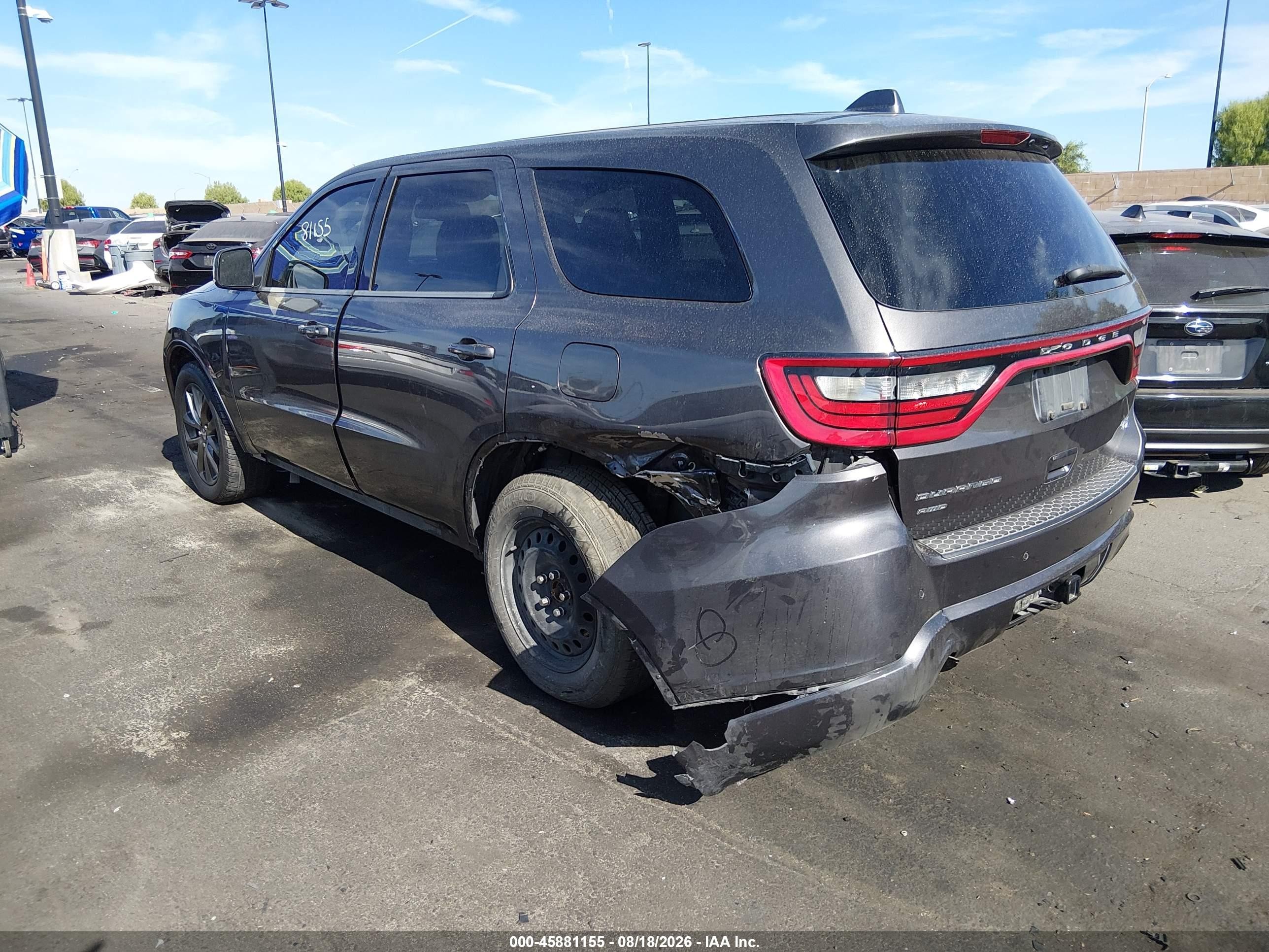 2014 Dodge Durango R/t Gray vin: 1C4SDJCT6EC503627