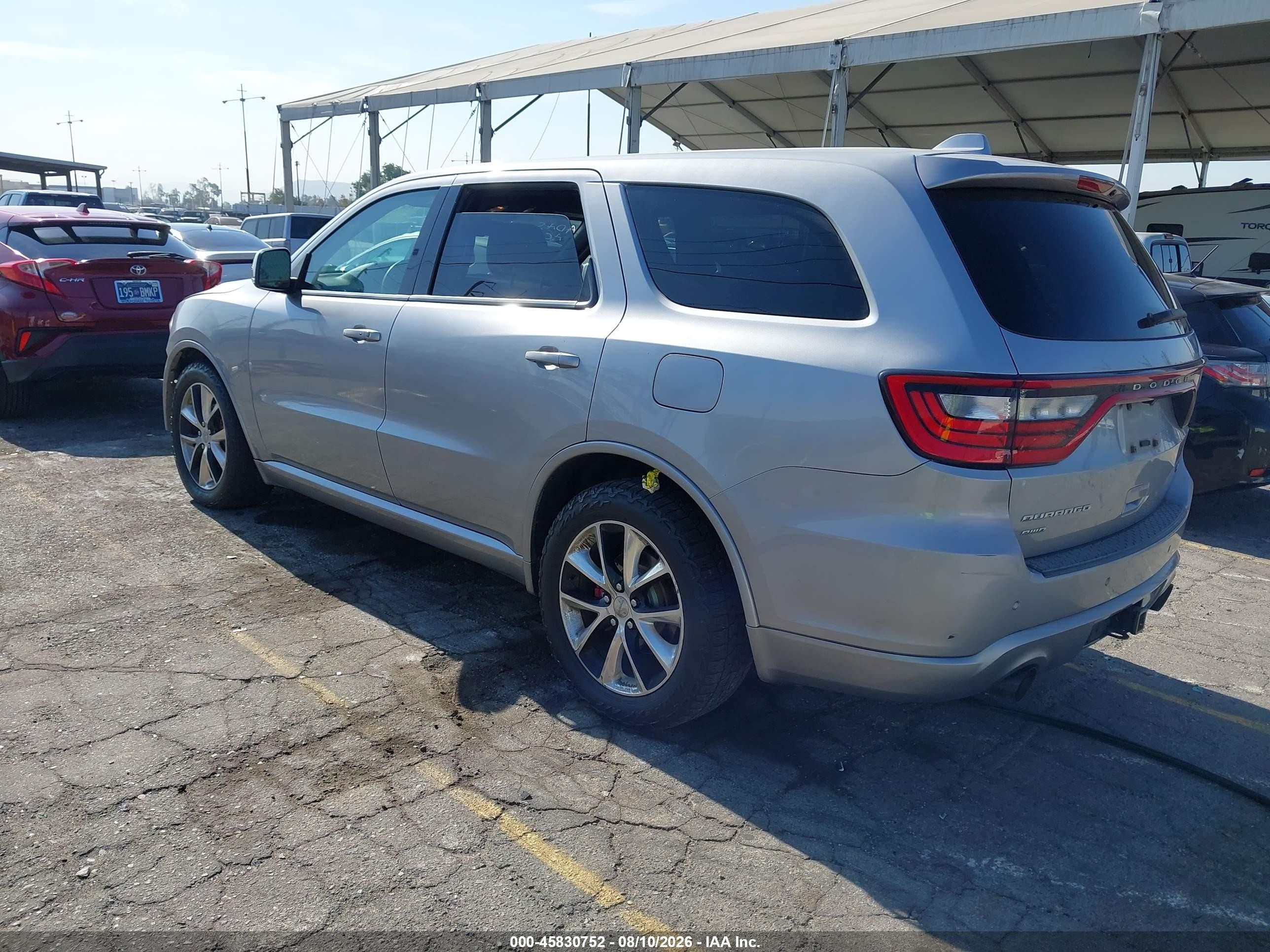 2015 Dodge Durango R/t Silver vin: 1C4SDJCT6FC709953