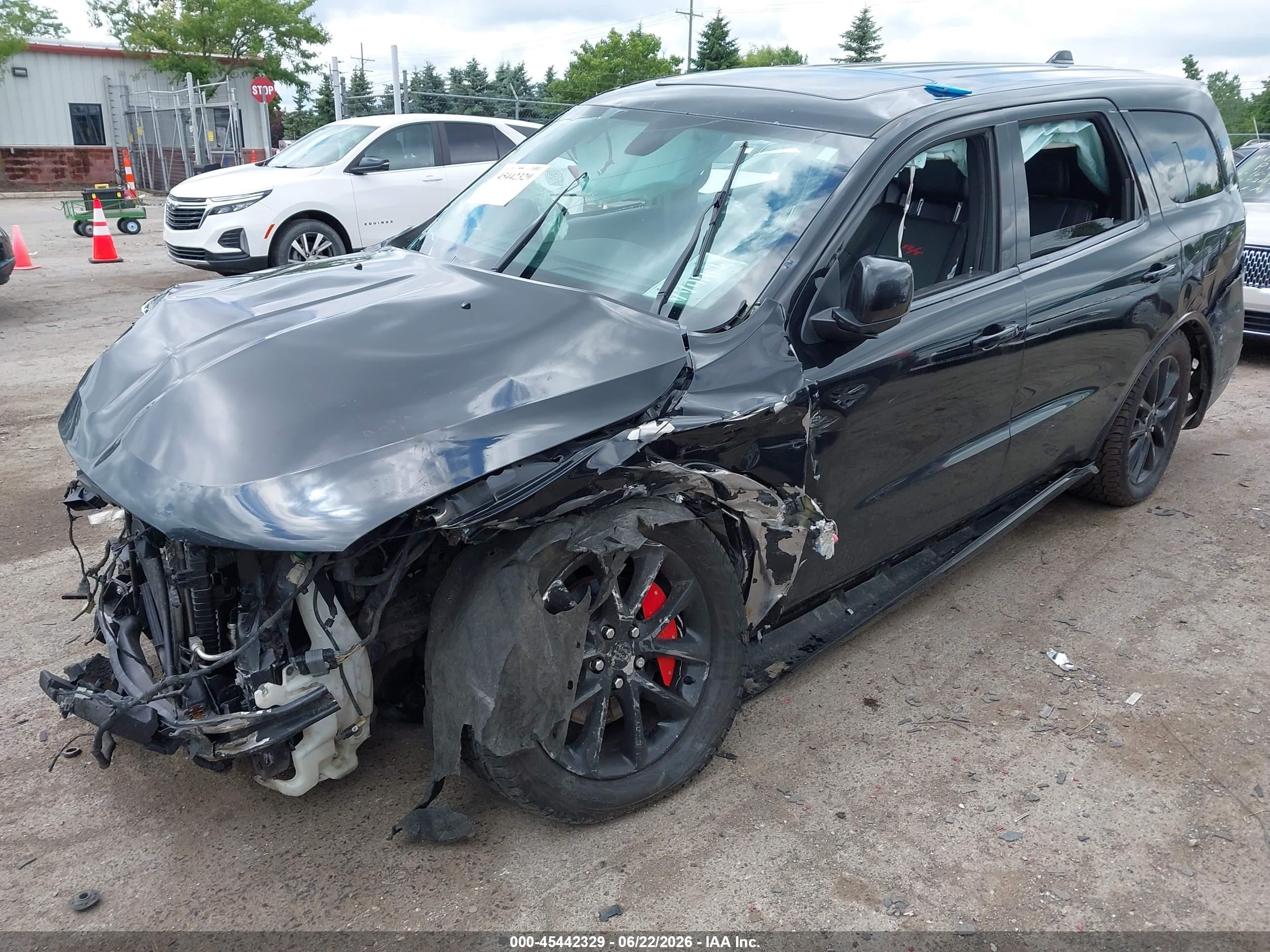 2015 Dodge Durango R/t Black vin: 1C4SDJCT6FC757789
