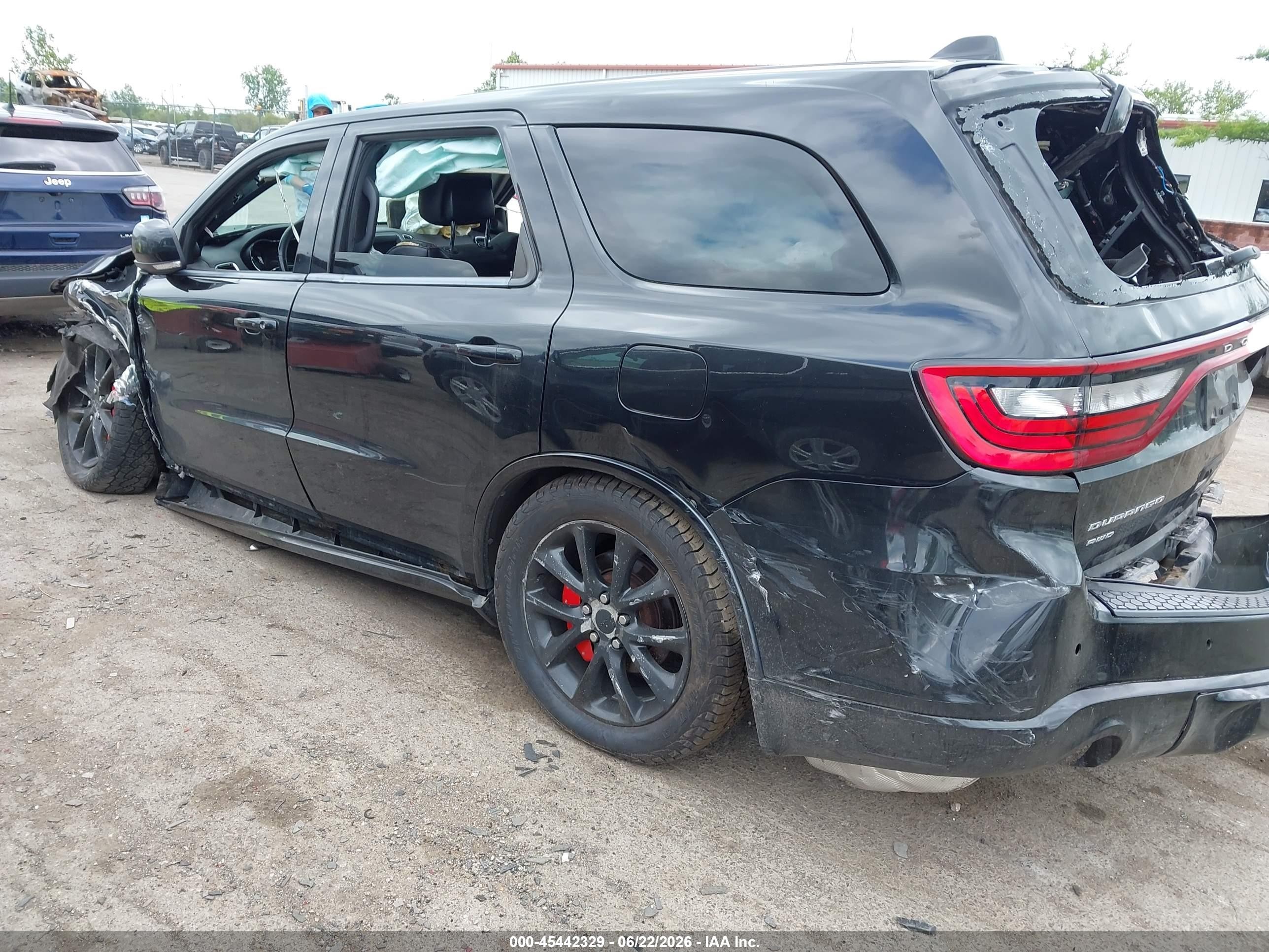 2015 Dodge Durango R/t Black vin: 1C4SDJCT6FC757789