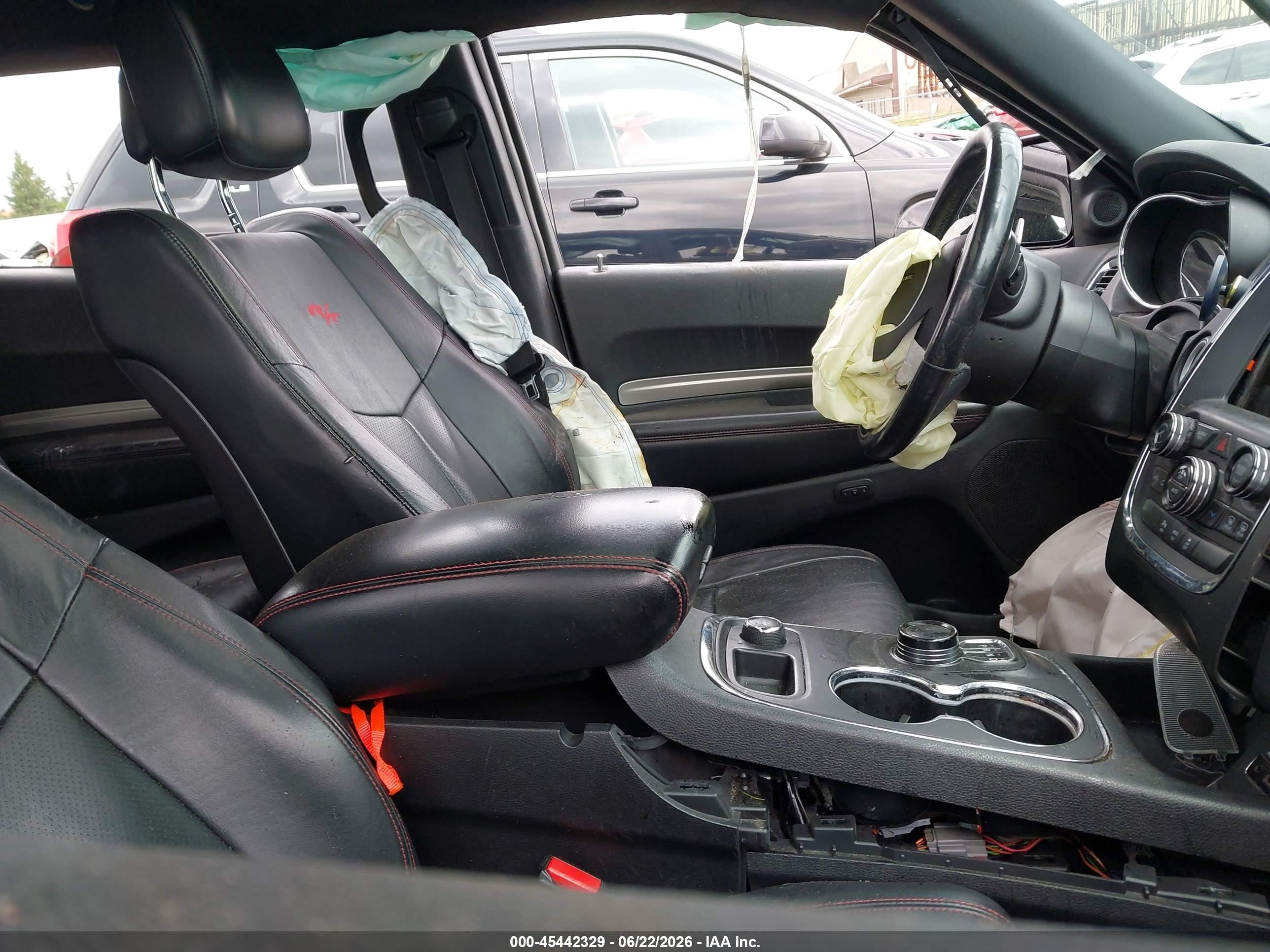 2015 Dodge Durango R/t Black vin: 1C4SDJCT6FC757789