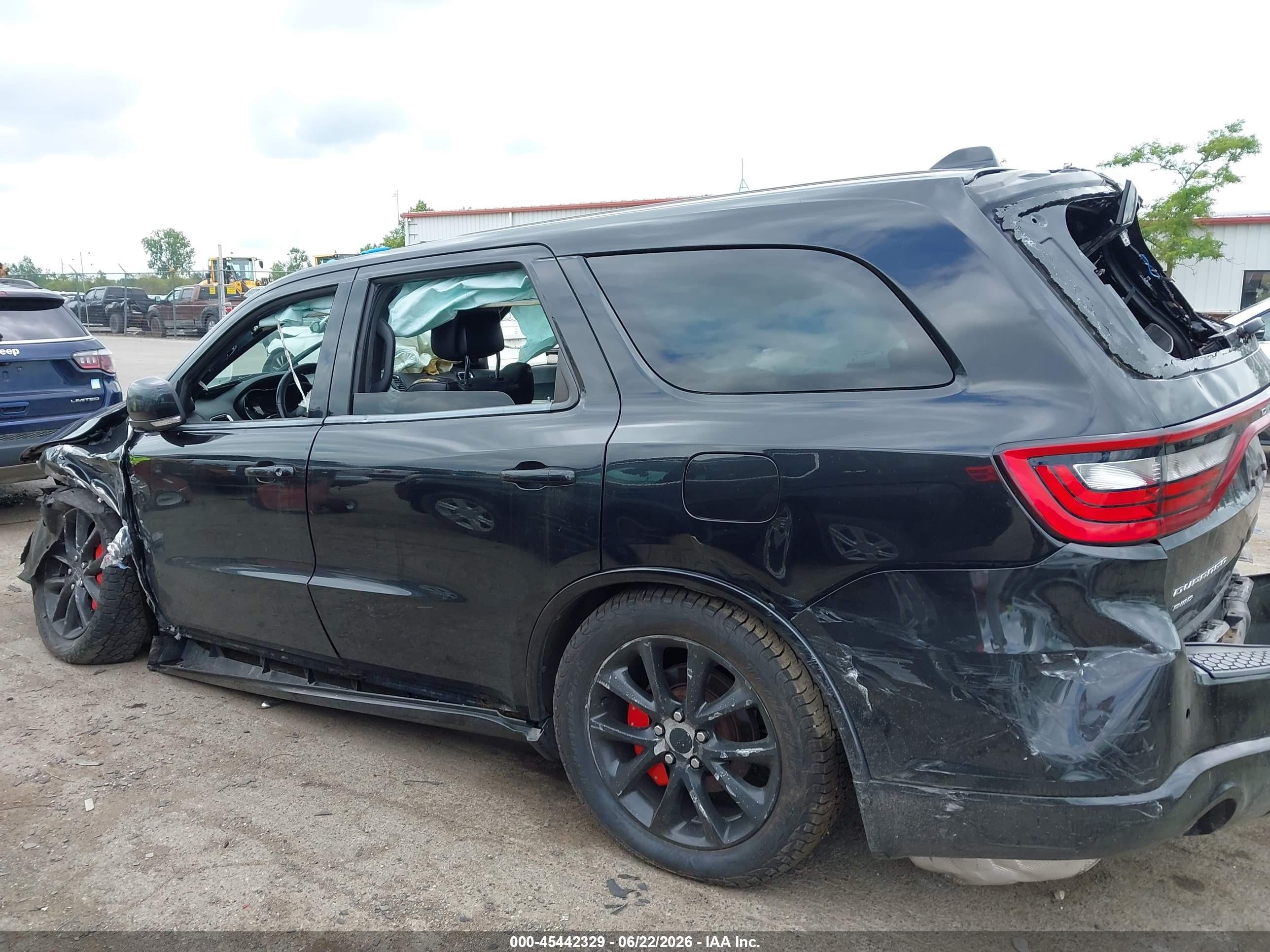 2015 Dodge Durango R/t Black vin: 1C4SDJCT6FC757789