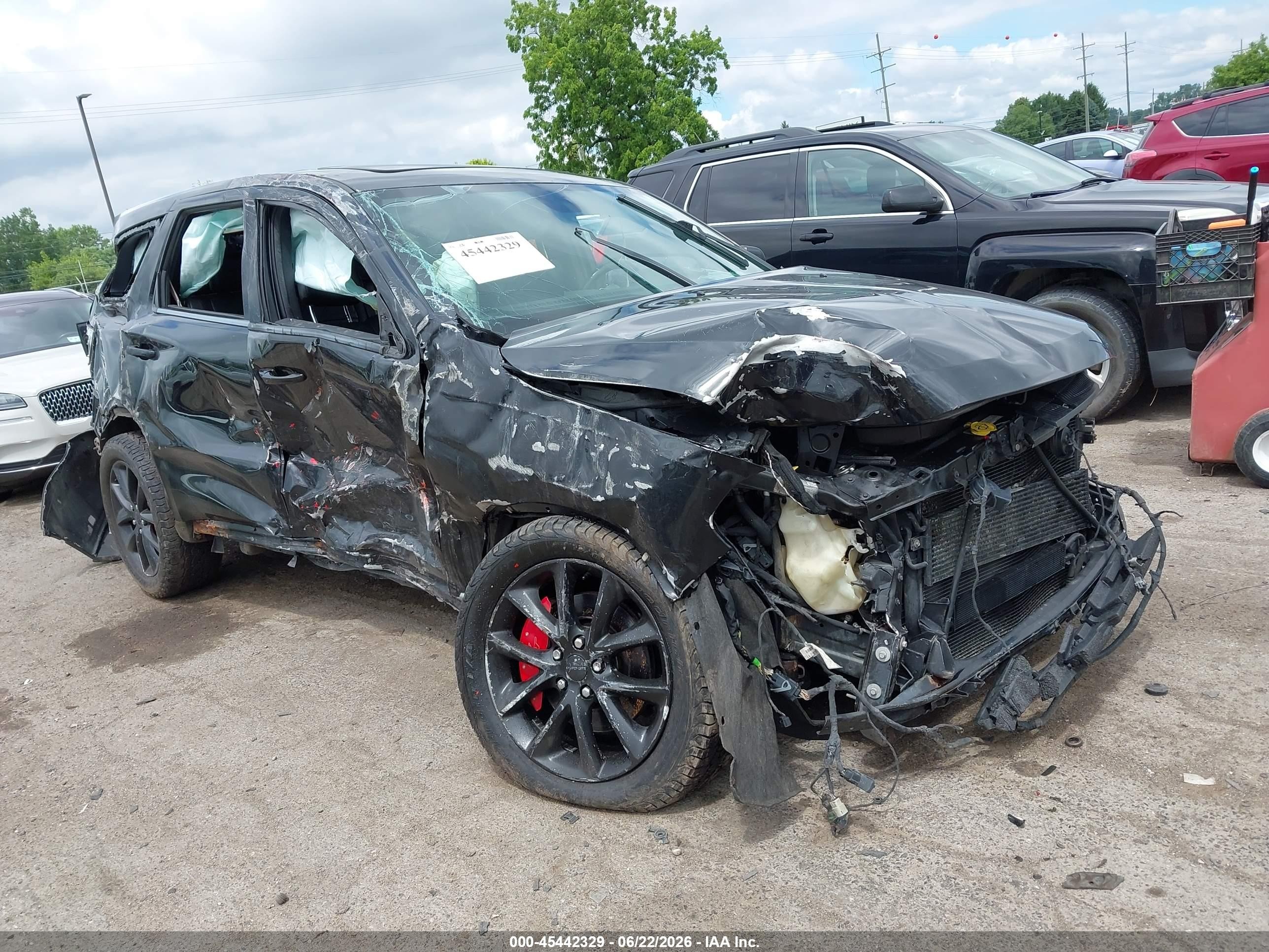 2015 Dodge Durango R/t Black vin: 1C4SDJCT6FC757789