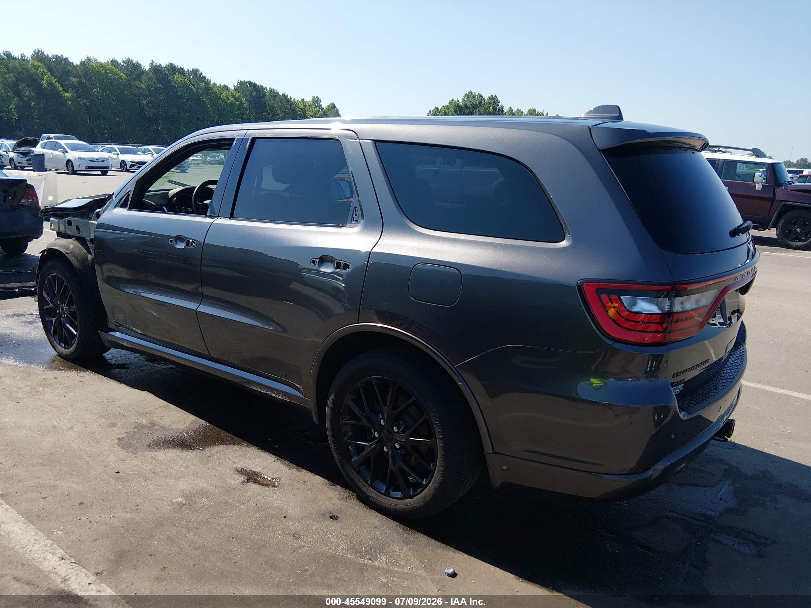 2015 Dodge Durango R/t Gray vin: 1C4SDJCT6FC908386