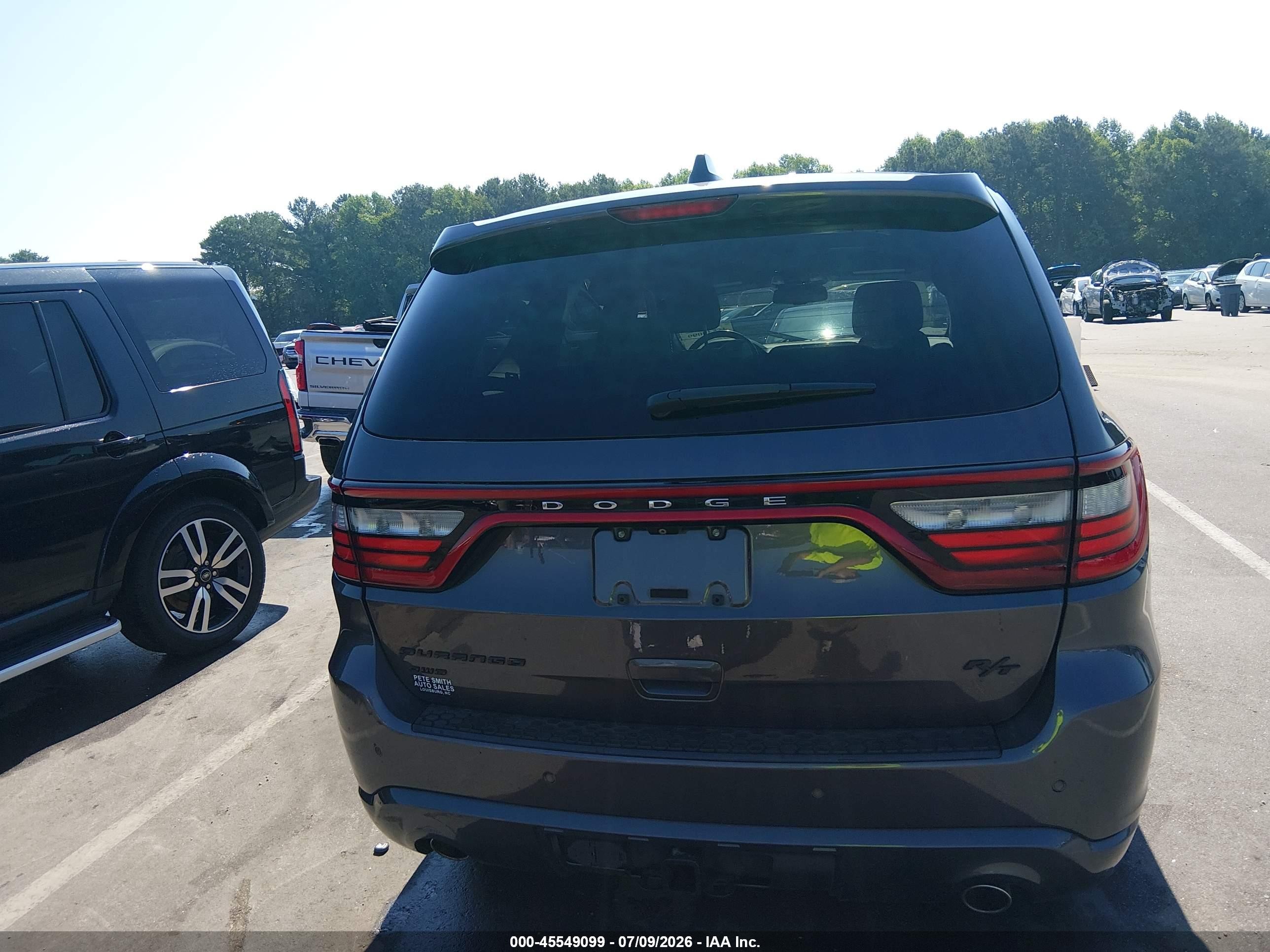 2015 Dodge Durango R/t Gray vin: 1C4SDJCT6FC908386