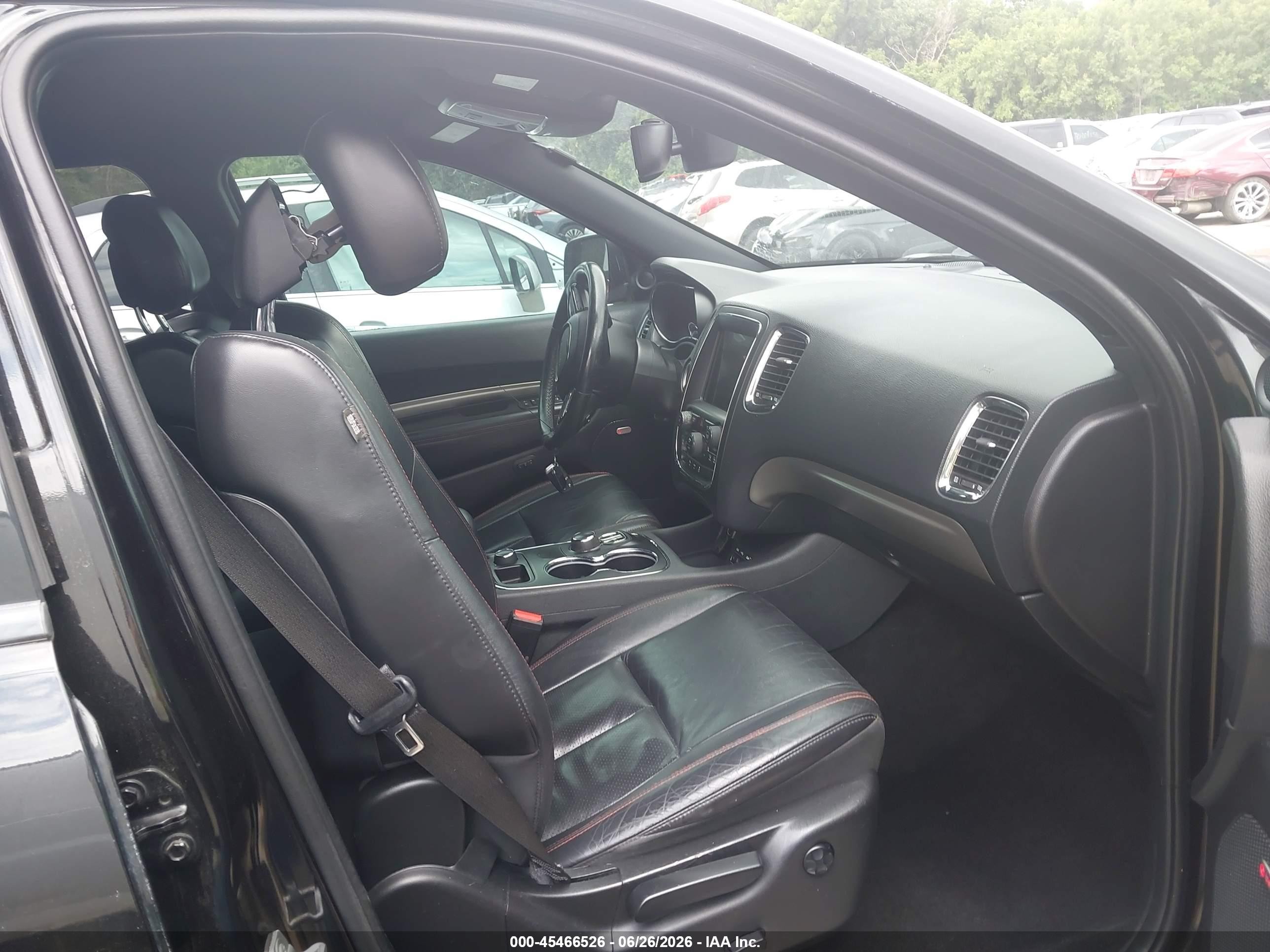2015 Dodge Durango R/t Black vin: 1C4SDJCT6FC923342