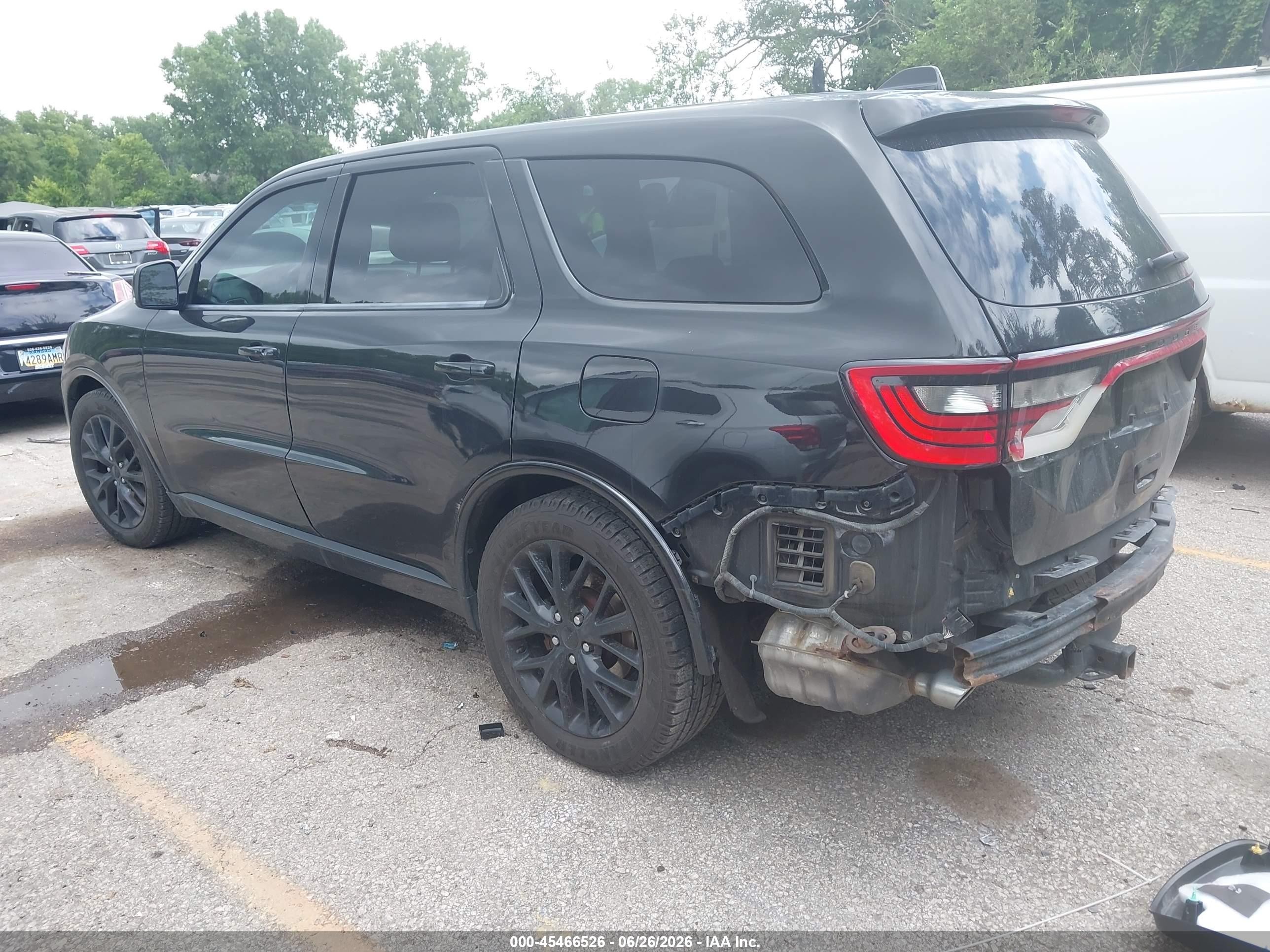 2015 Dodge Durango R/t Black vin: 1C4SDJCT6FC923342