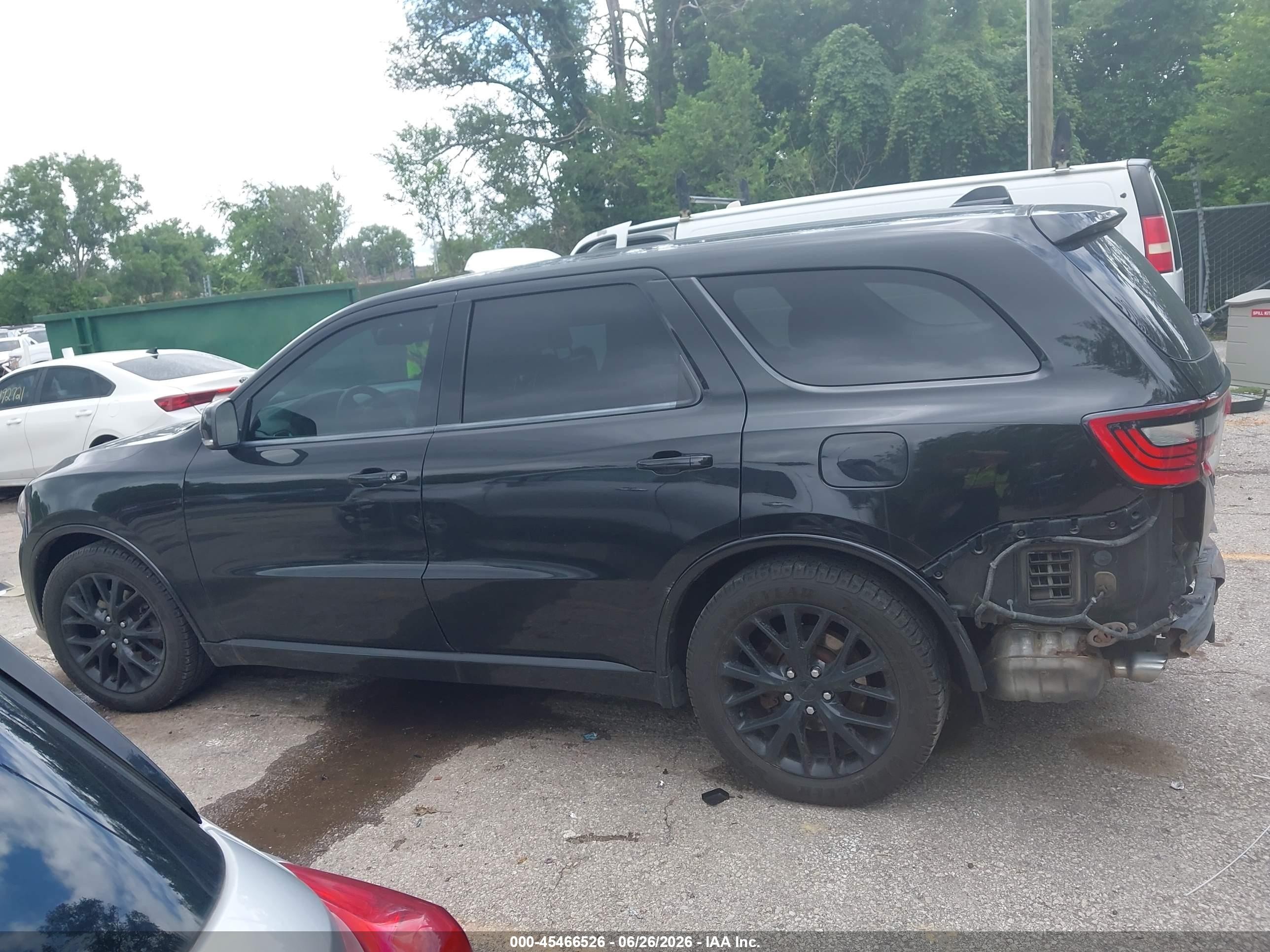 2015 Dodge Durango R/t Black vin: 1C4SDJCT6FC923342