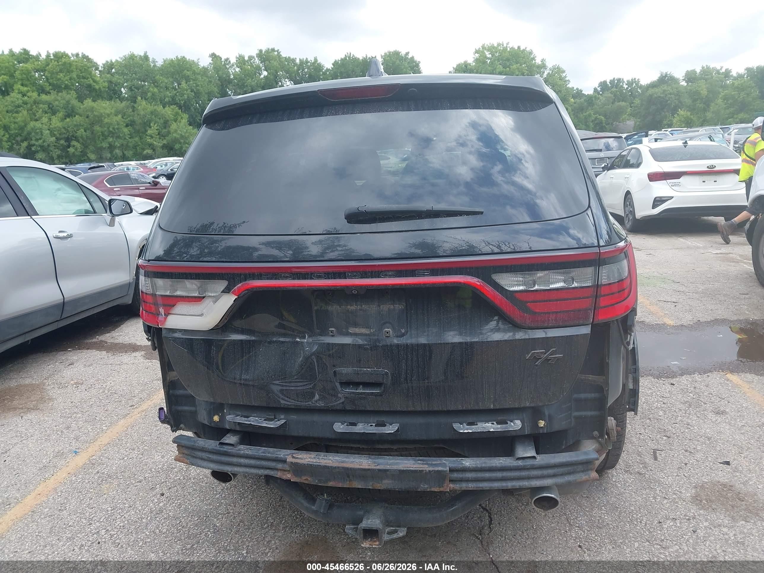 2015 Dodge Durango R/t Black vin: 1C4SDJCT6FC923342