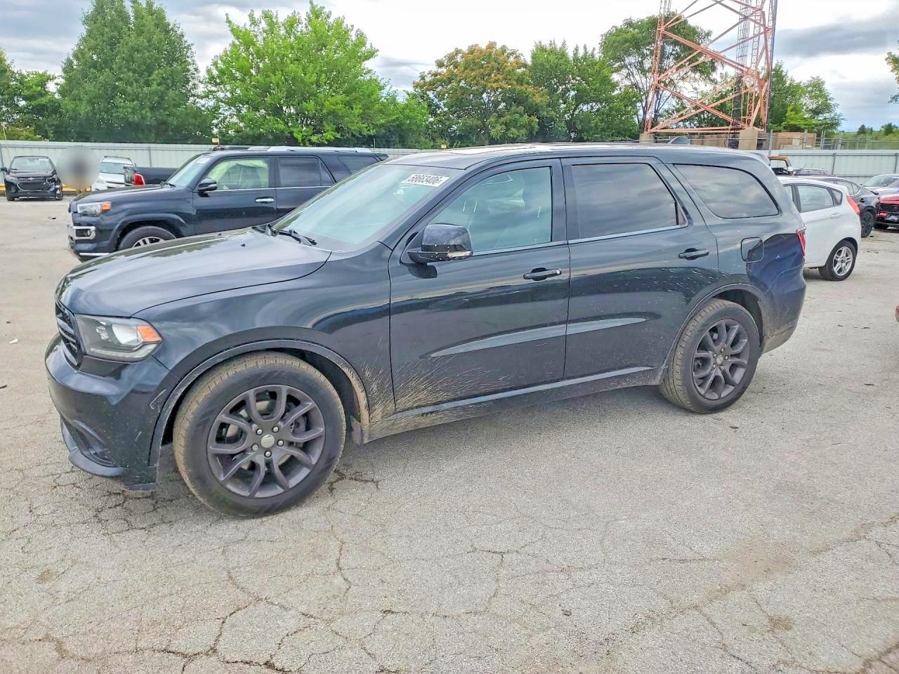 2016 Dodge Durango R/t Black vin: 1C4SDJCT6GC371844