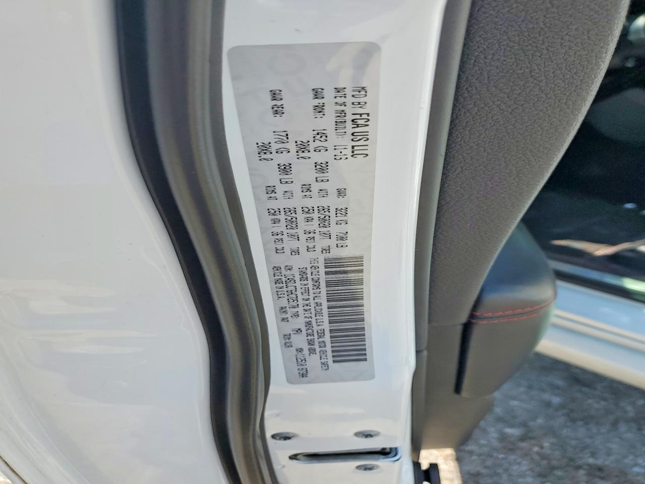 2017 Dodge Durango R/t White vin: 1C4SDJCT6HC725170