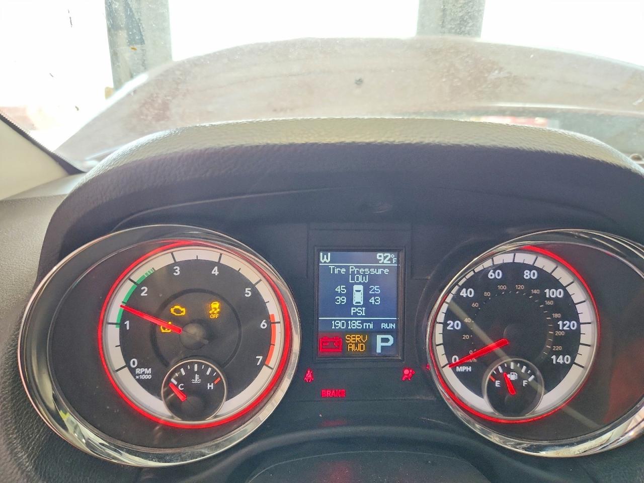 2012 Dodge Durango R/t Red vin: 1C4SDJCT7CC116517
