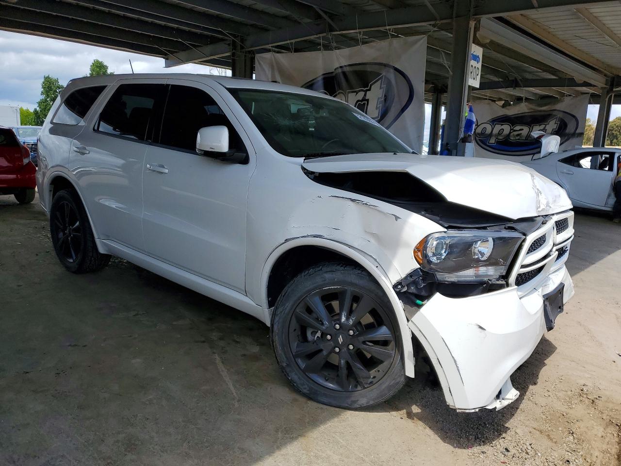 2012 Dodge Durango R White vin: 1C4SDJCT7CC195915