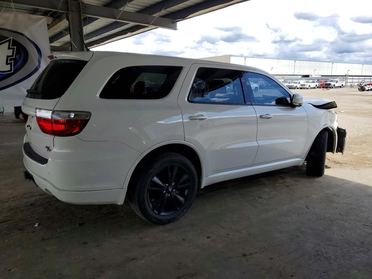 2012 Dodge Durango R White vin: 1C4SDJCT7CC195915