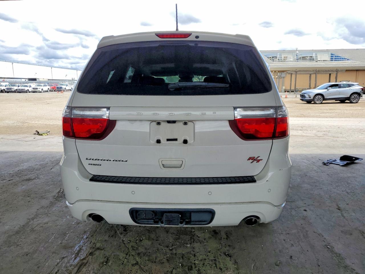 2012 Dodge Durango R White vin: 1C4SDJCT7CC195915