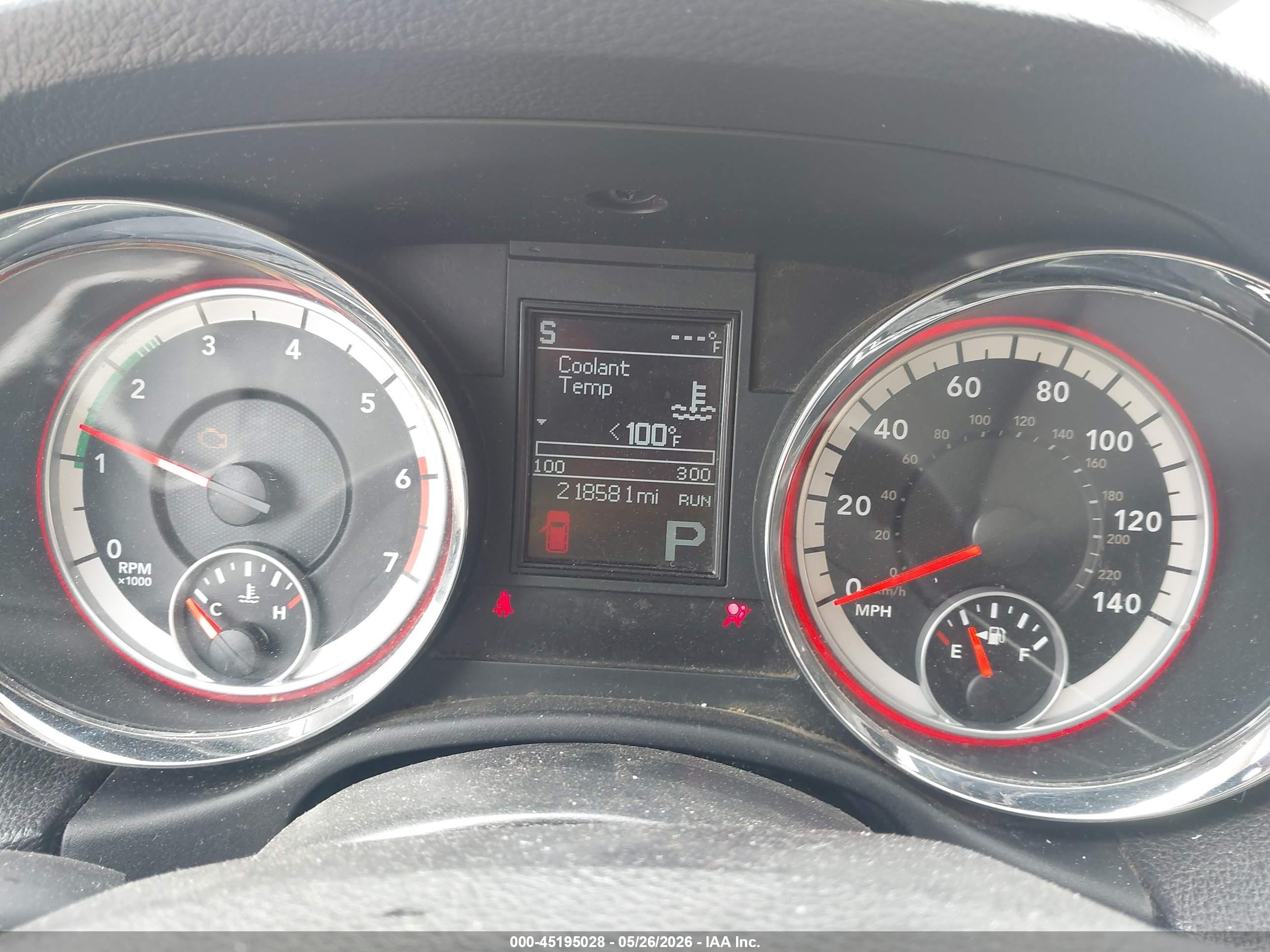 2013 Dodge Durango R/t Red vin: 1C4SDJCT7DC685854