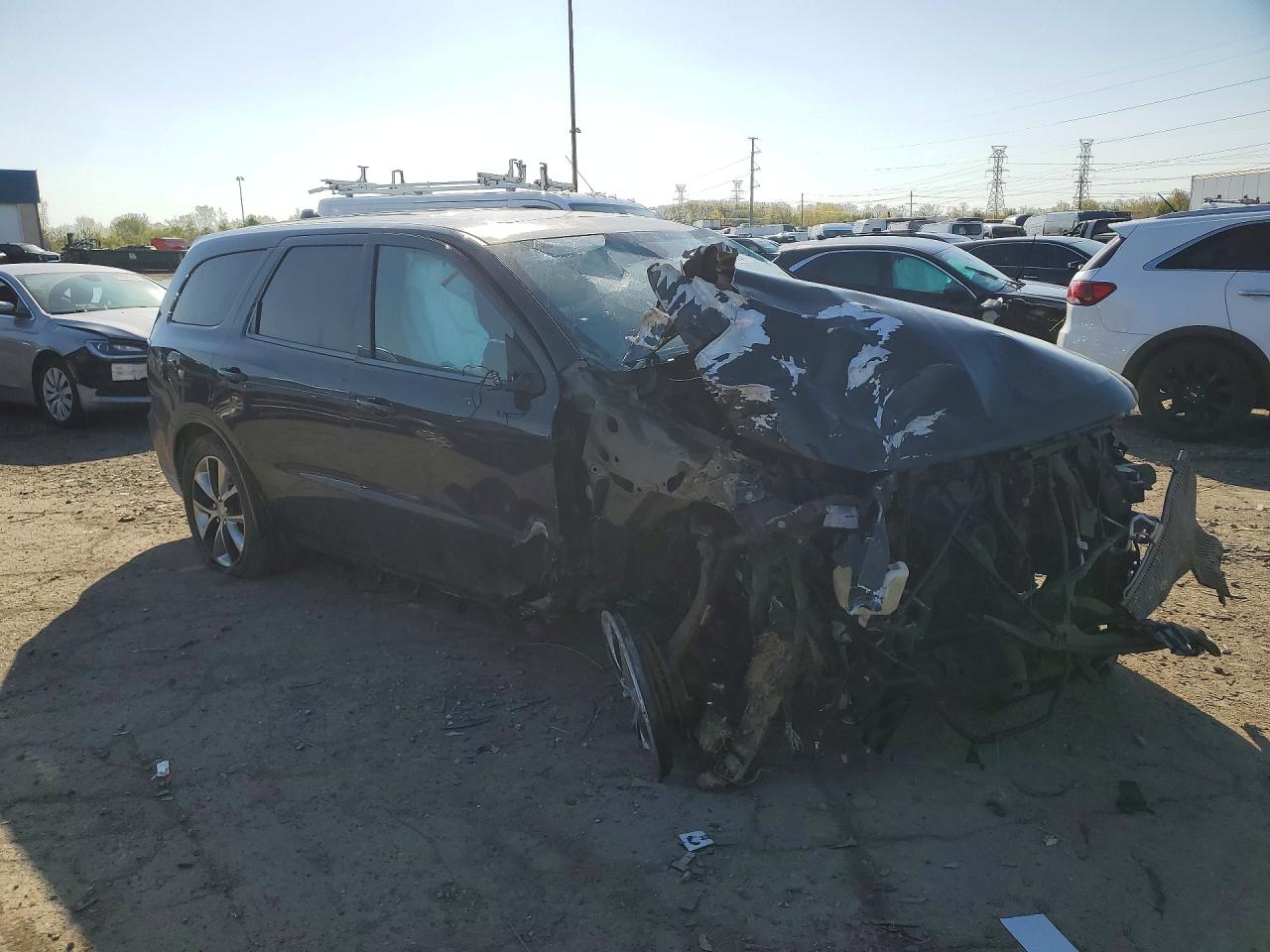 2014 Dodge Durango R Black vin: 1C4SDJCT7EC503572