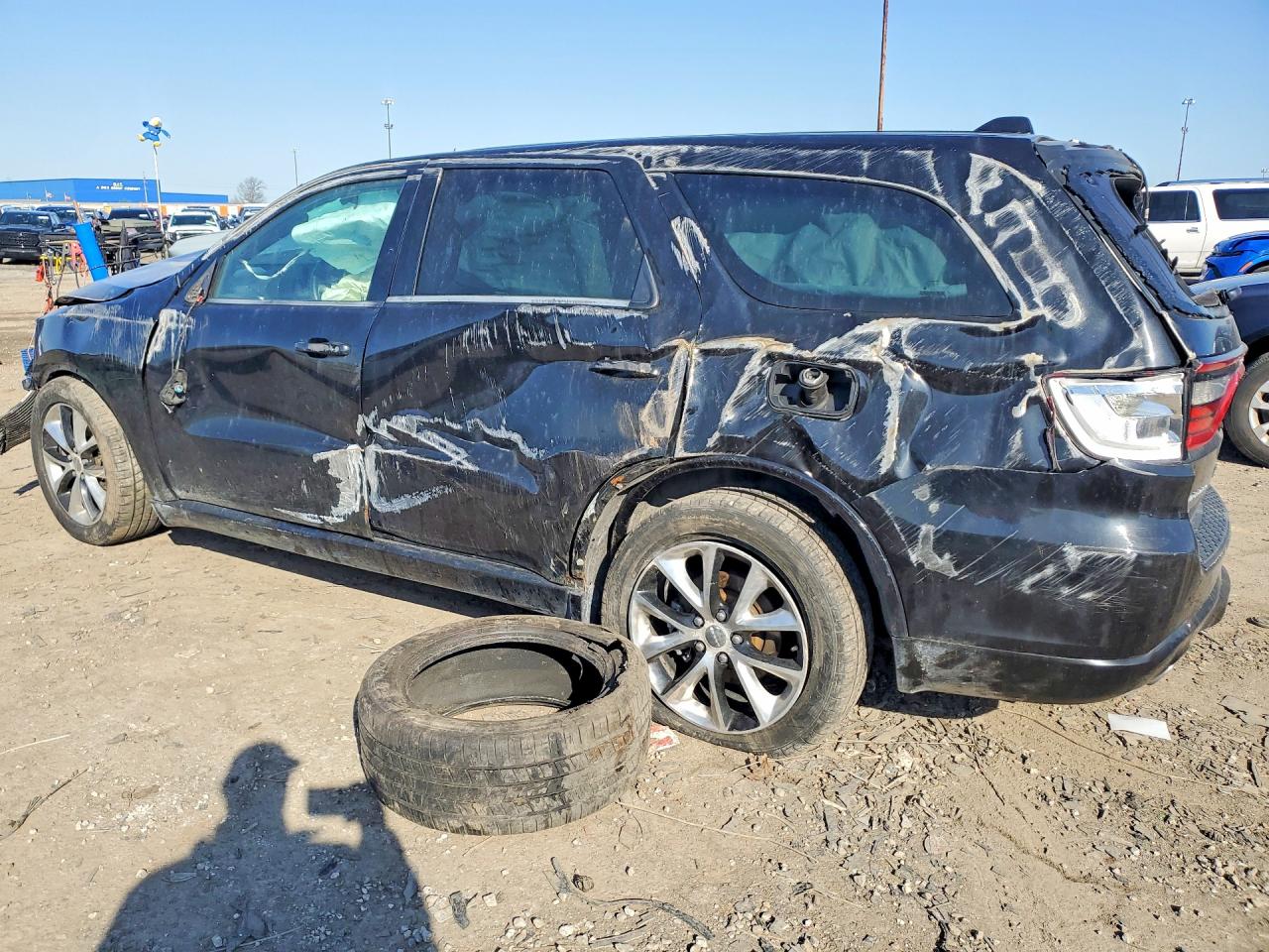 2014 Dodge Durango R Black vin: 1C4SDJCT7EC503572