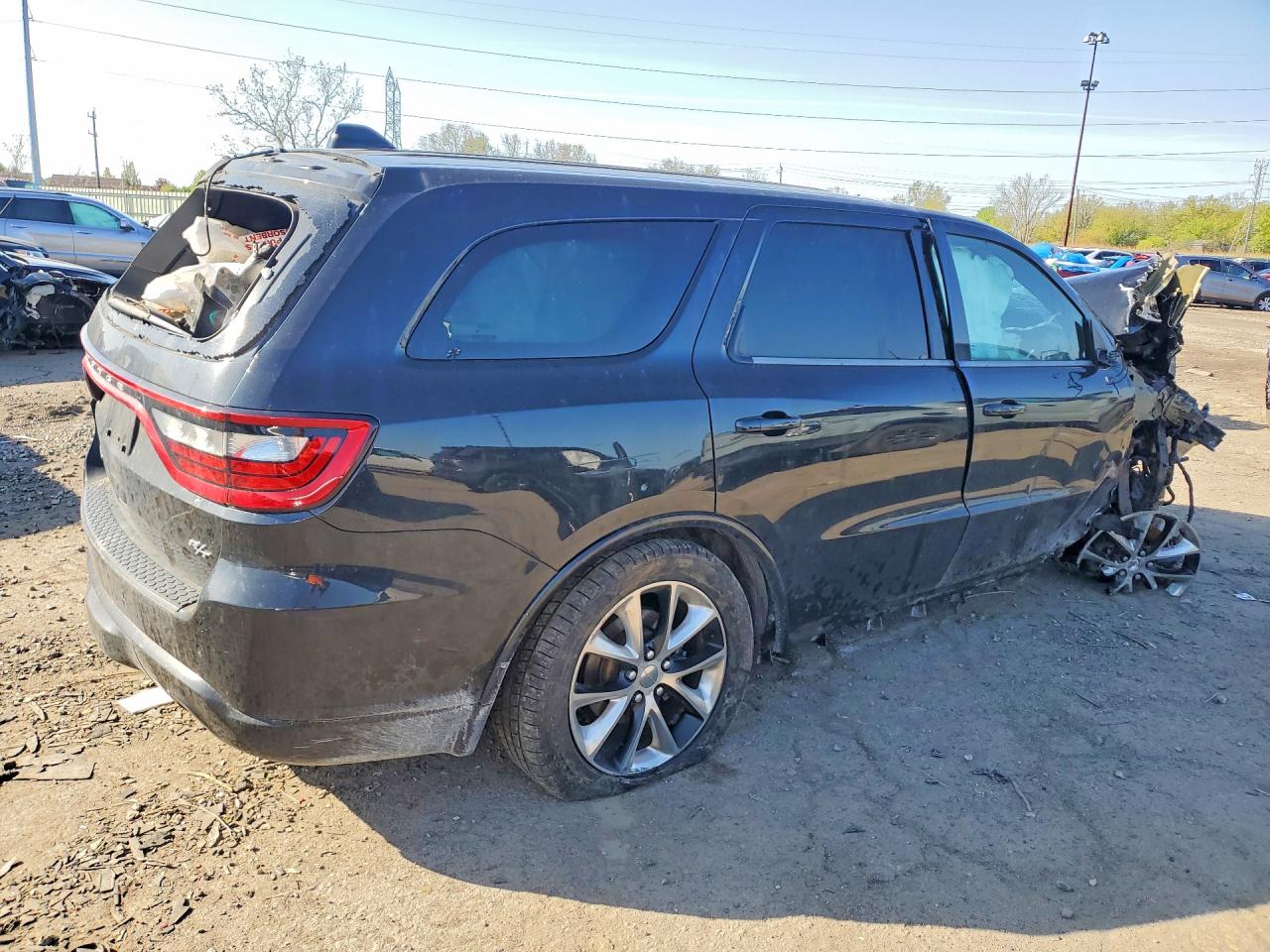 2014 Dodge Durango R Black vin: 1C4SDJCT7EC503572