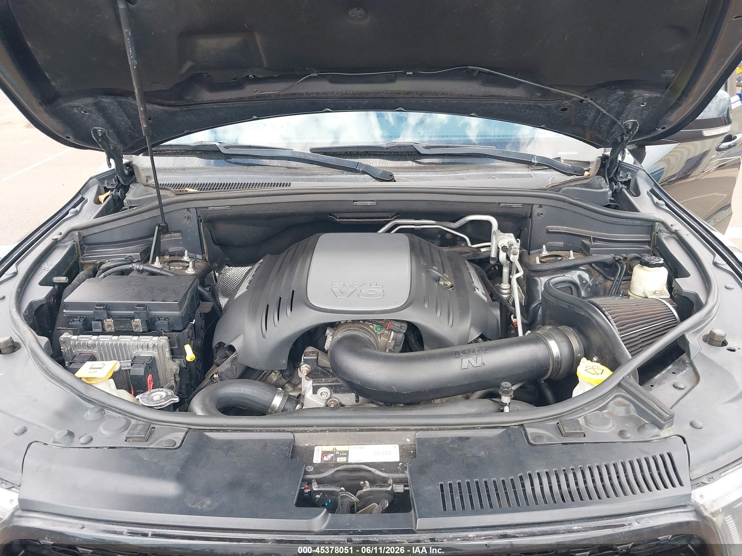 2014 Dodge Durango R/t Черный vin: 1C4SDJCT7EC591605
