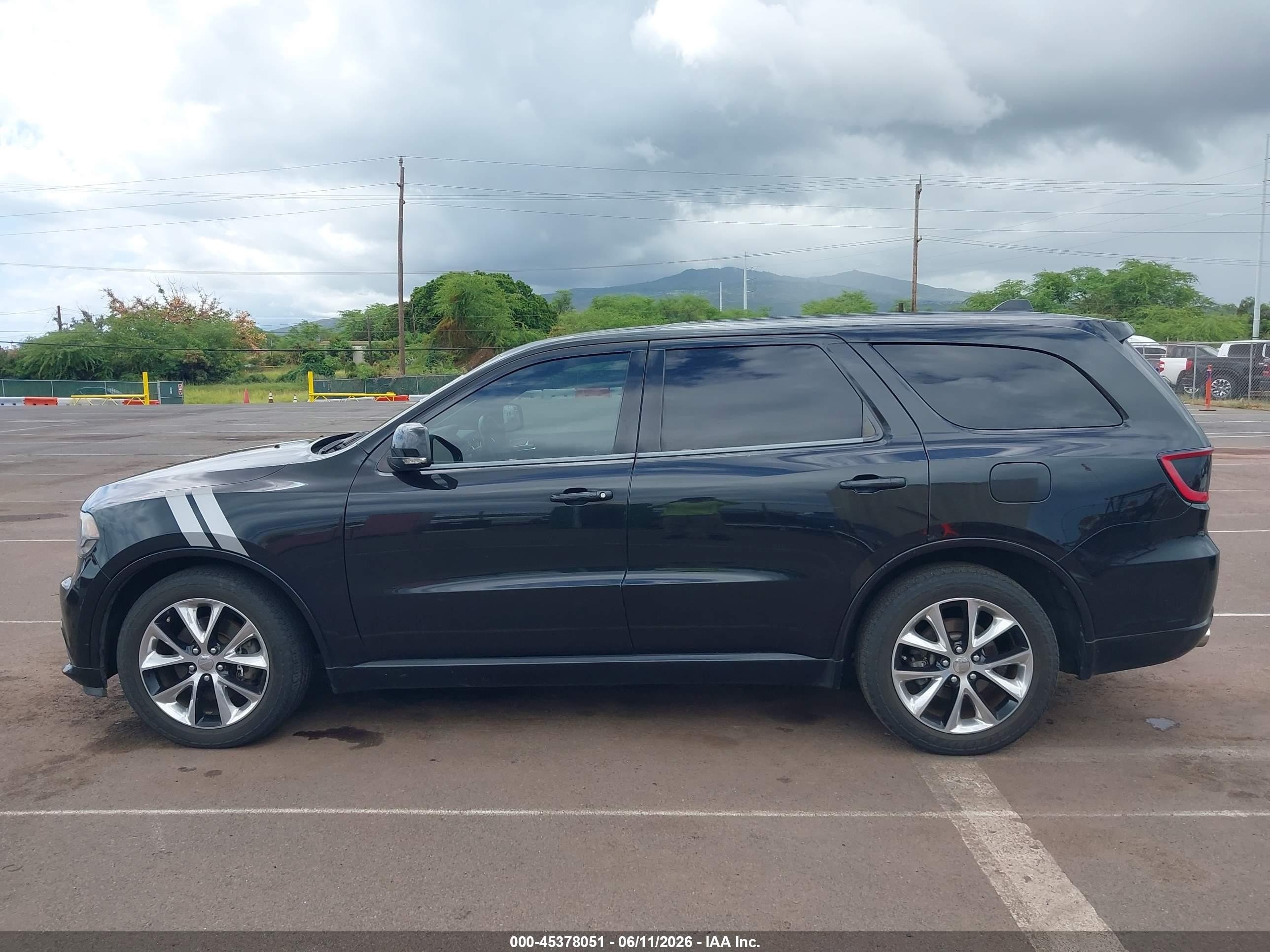2014 Dodge Durango R/t Черный vin: 1C4SDJCT7EC591605
