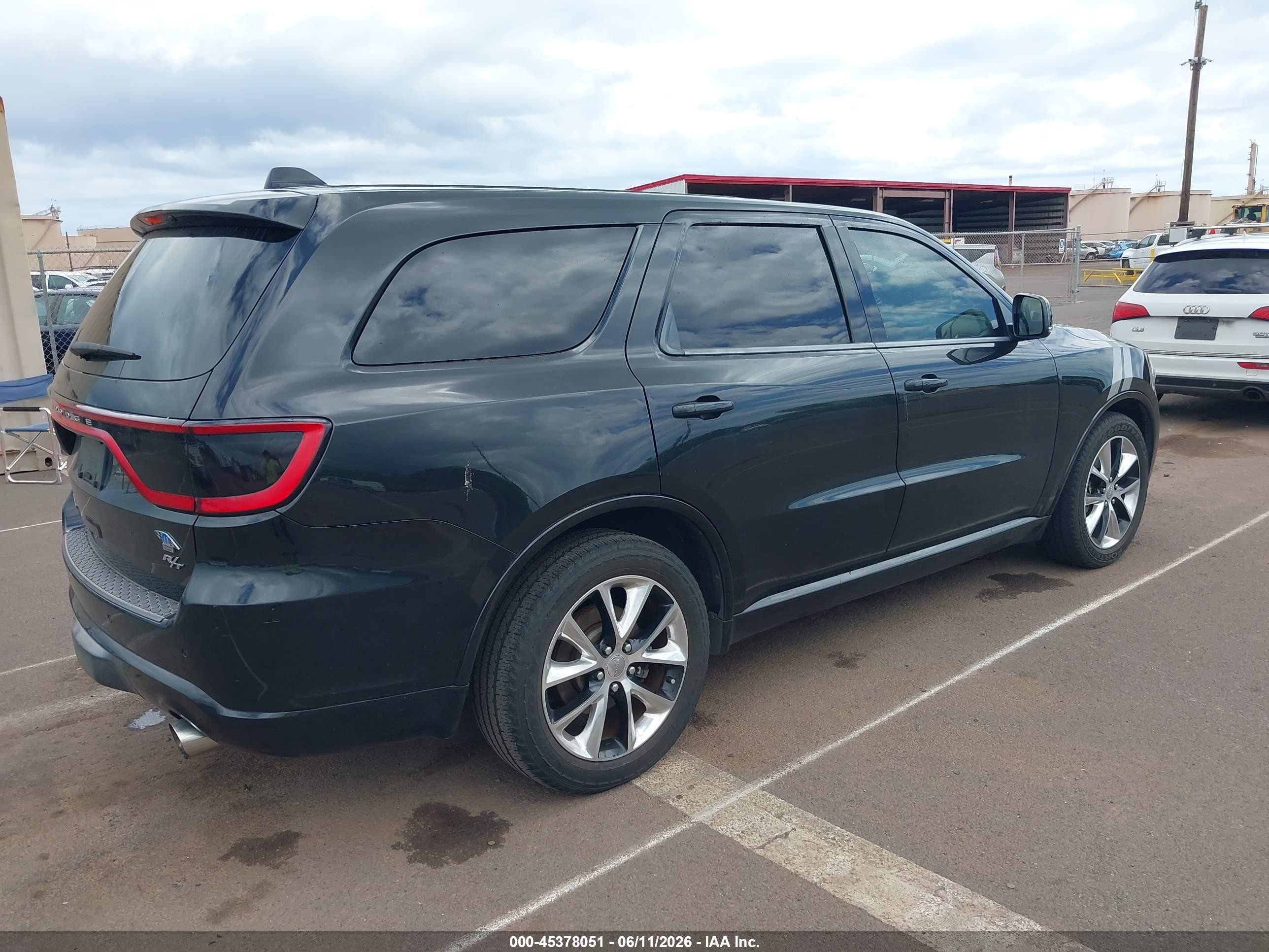 2014 Dodge Durango R/t Черный vin: 1C4SDJCT7EC591605