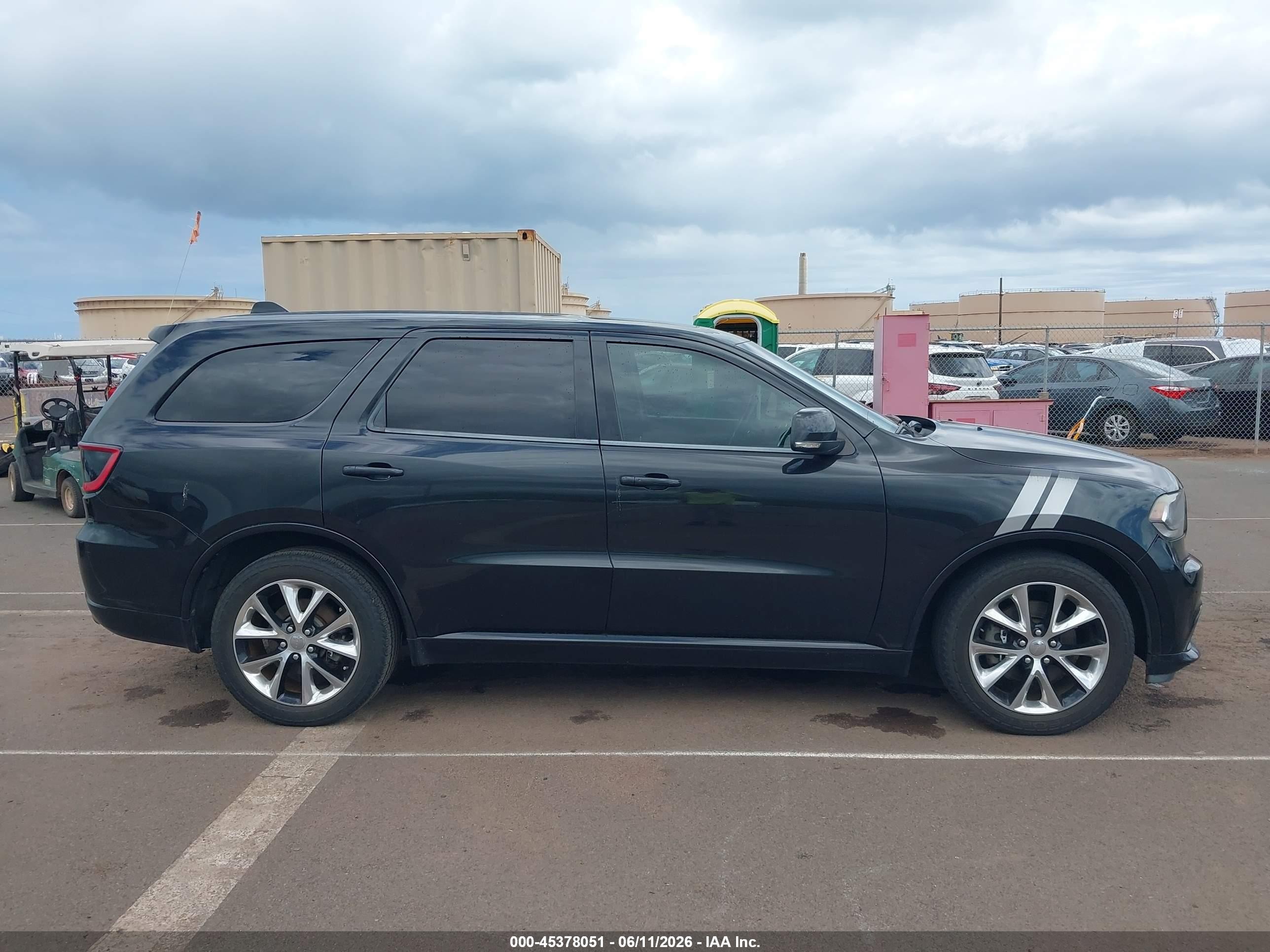 2014 Dodge Durango R/t Черный vin: 1C4SDJCT7EC591605