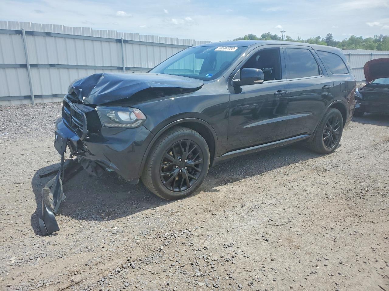 2015 Dodge Durango R Черный vin: 1C4SDJCT7FC156116