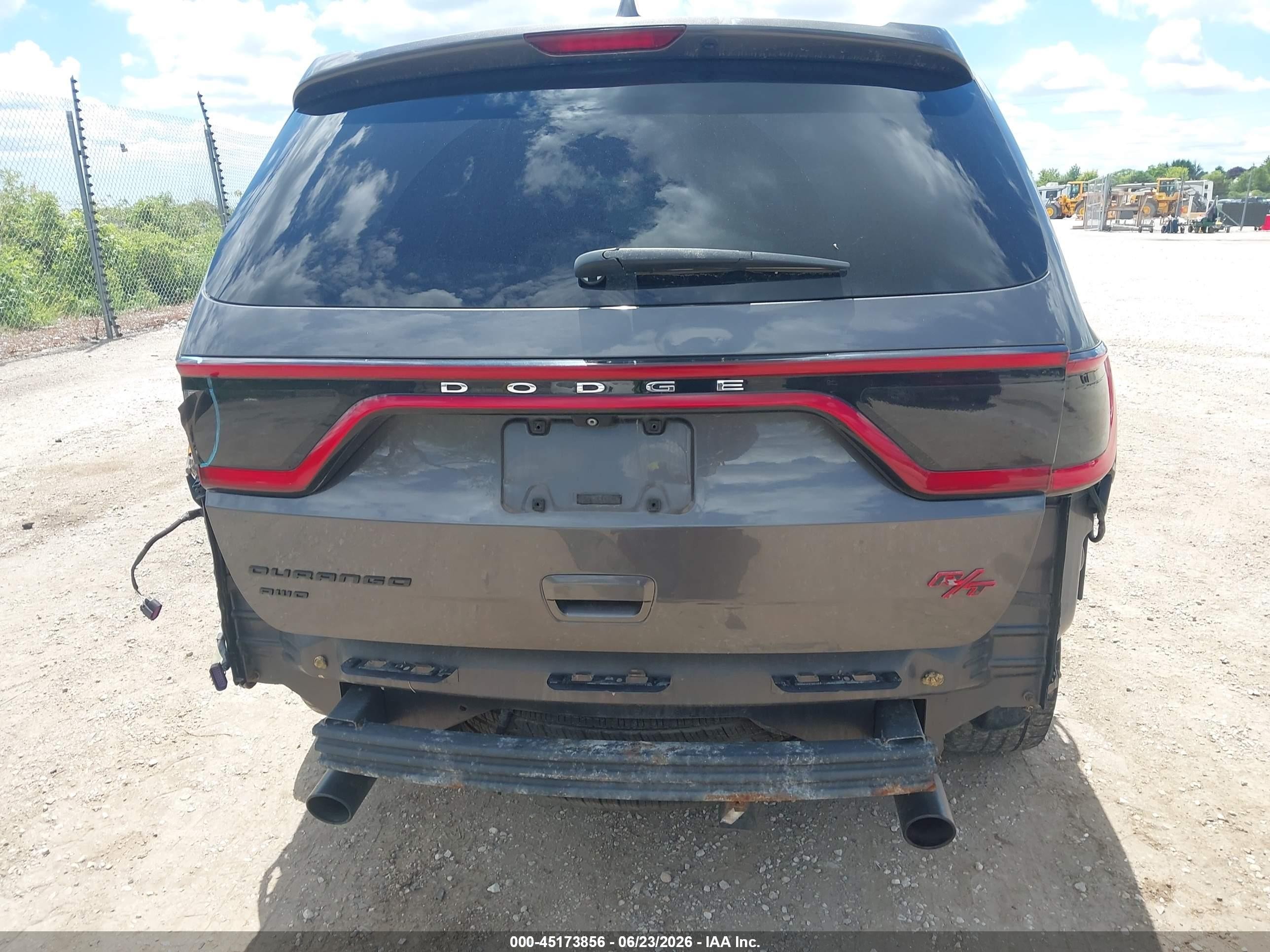 2015 Dodge Durango R/t Gray vin: 1C4SDJCT7FC156228