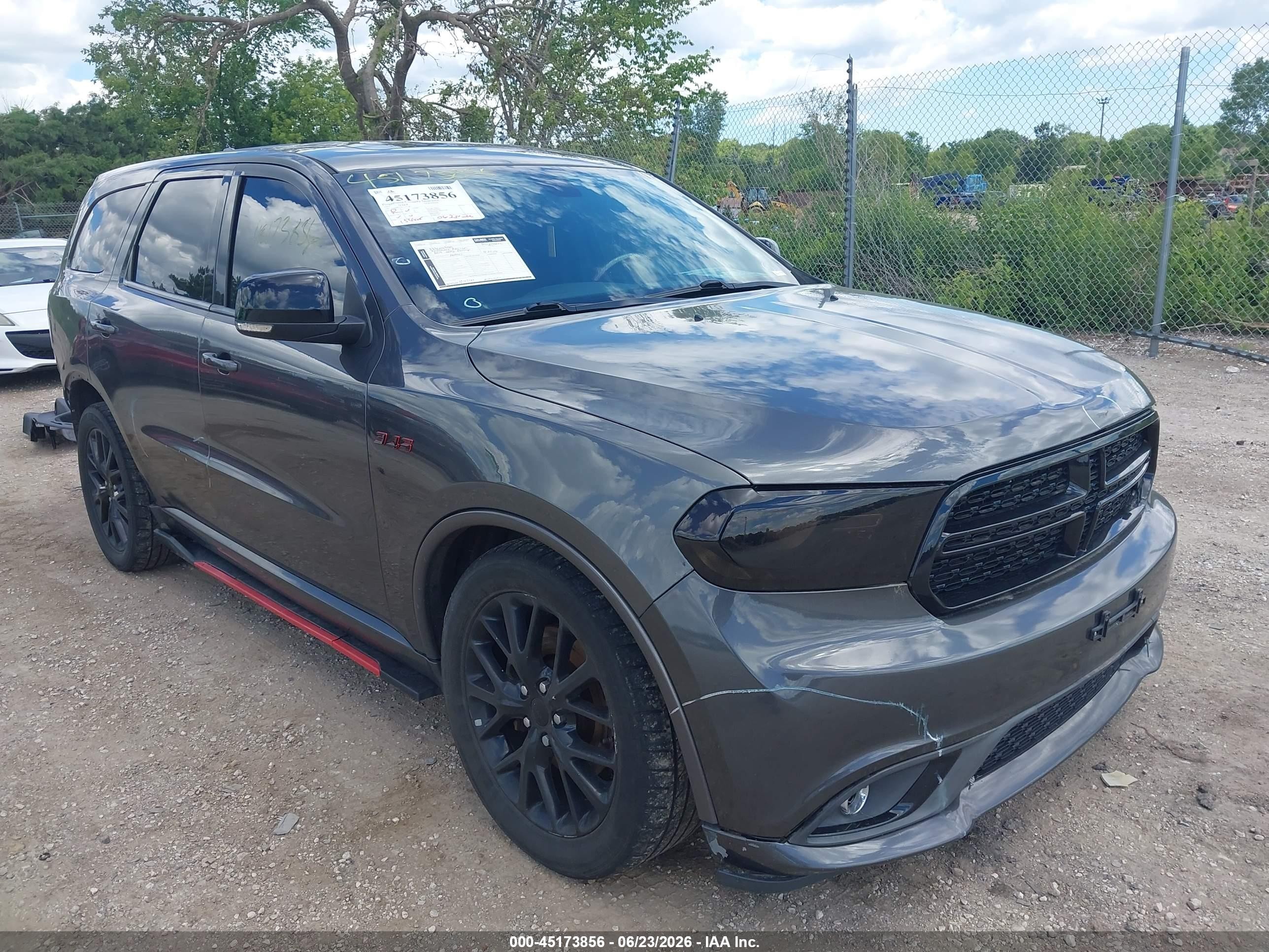 2015 Dodge Durango R/t Серый vin: 1C4SDJCT7FC156228