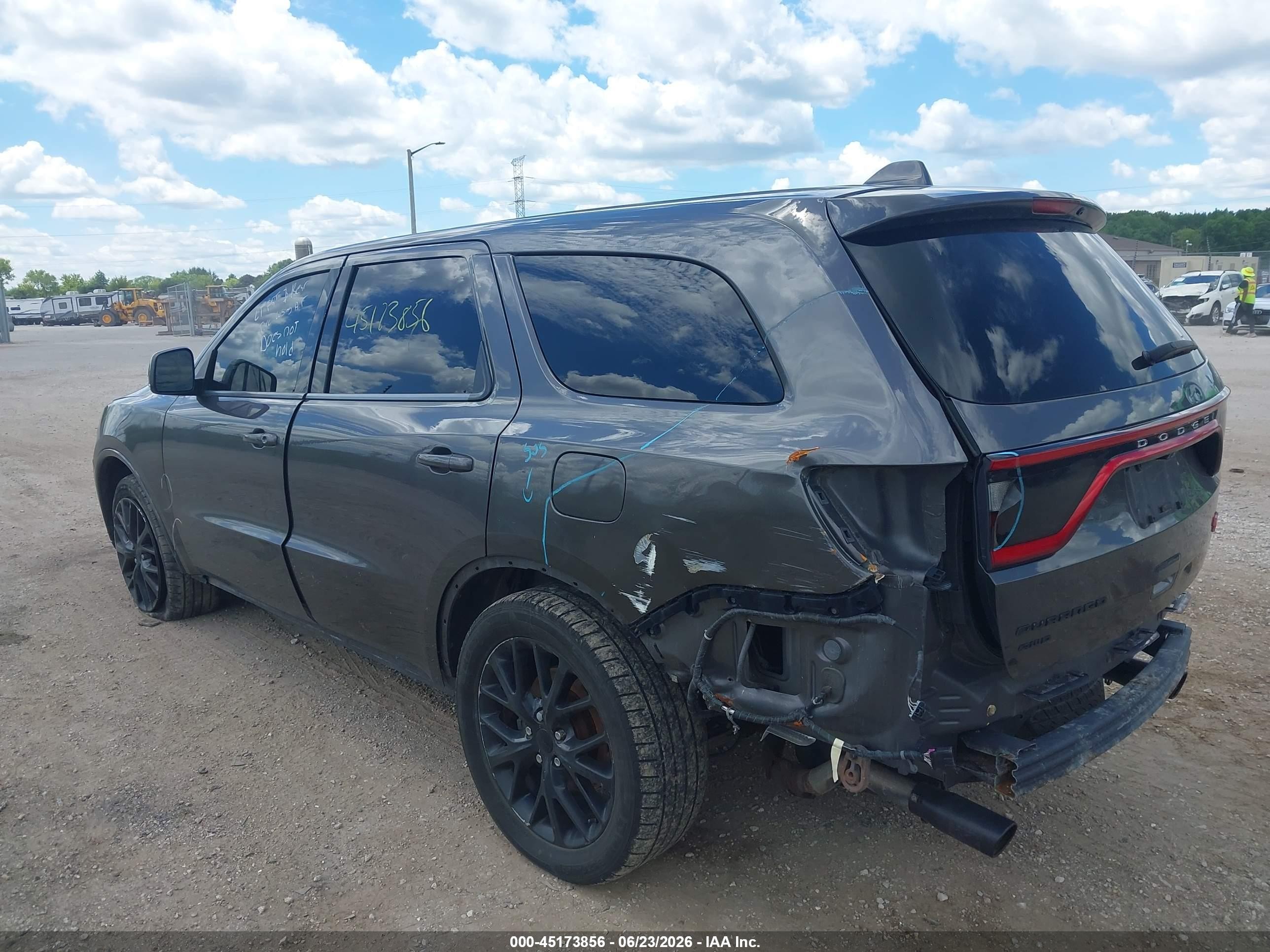 2015 Dodge Durango R/t Gray vin: 1C4SDJCT7FC156228