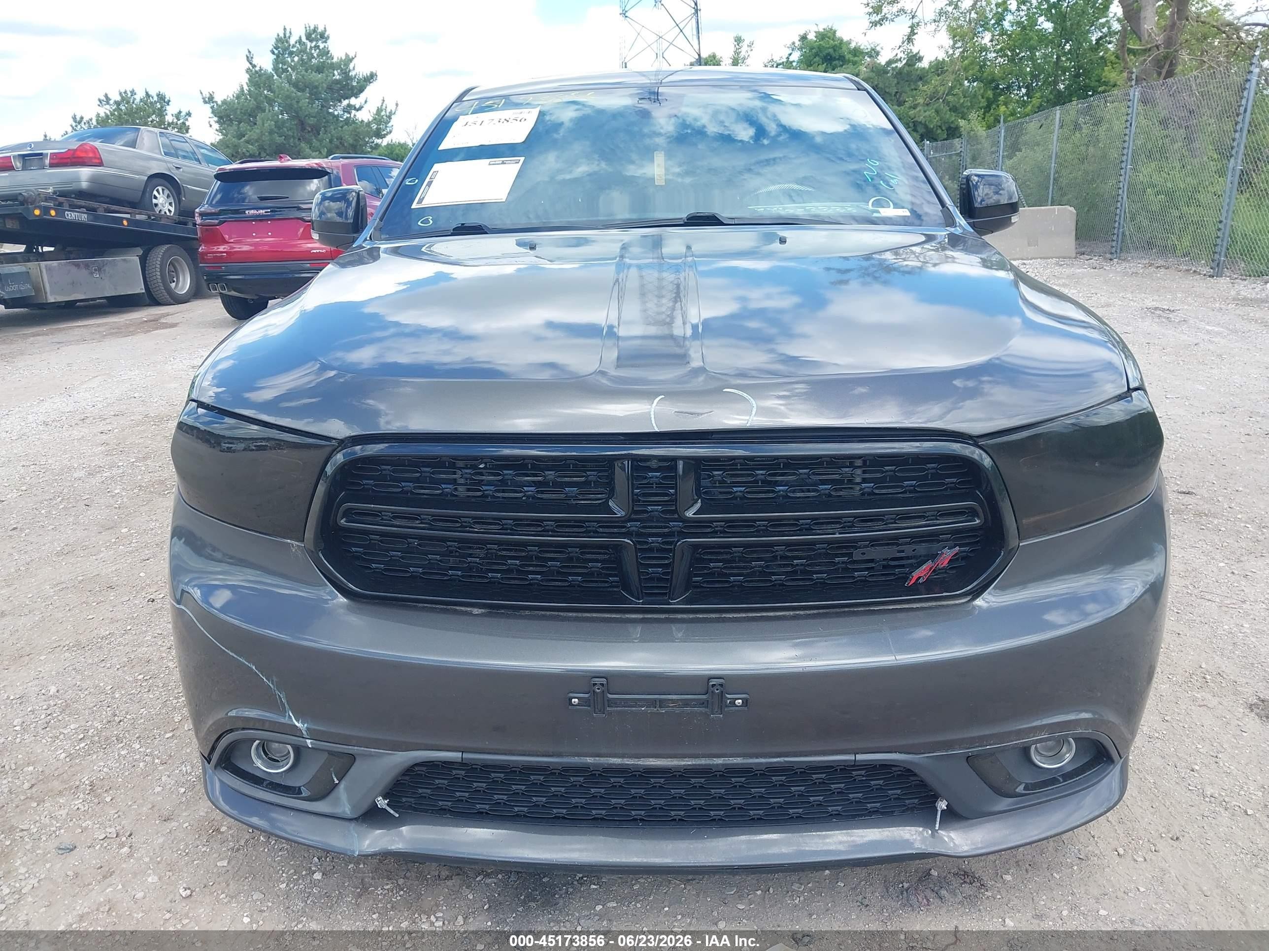 2015 Dodge Durango R/t Gray vin: 1C4SDJCT7FC156228